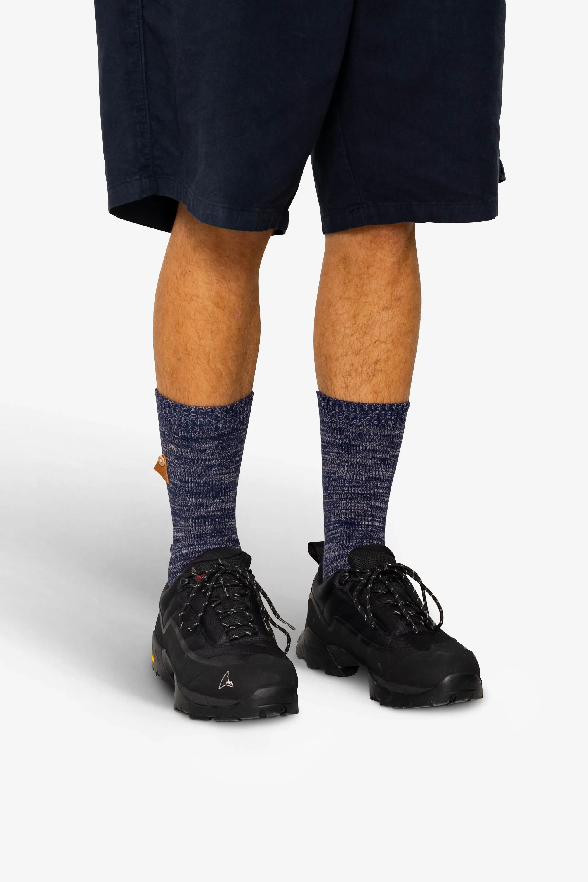 Melange Socks - Navy Mix sold by Folk product image thumbnail 2