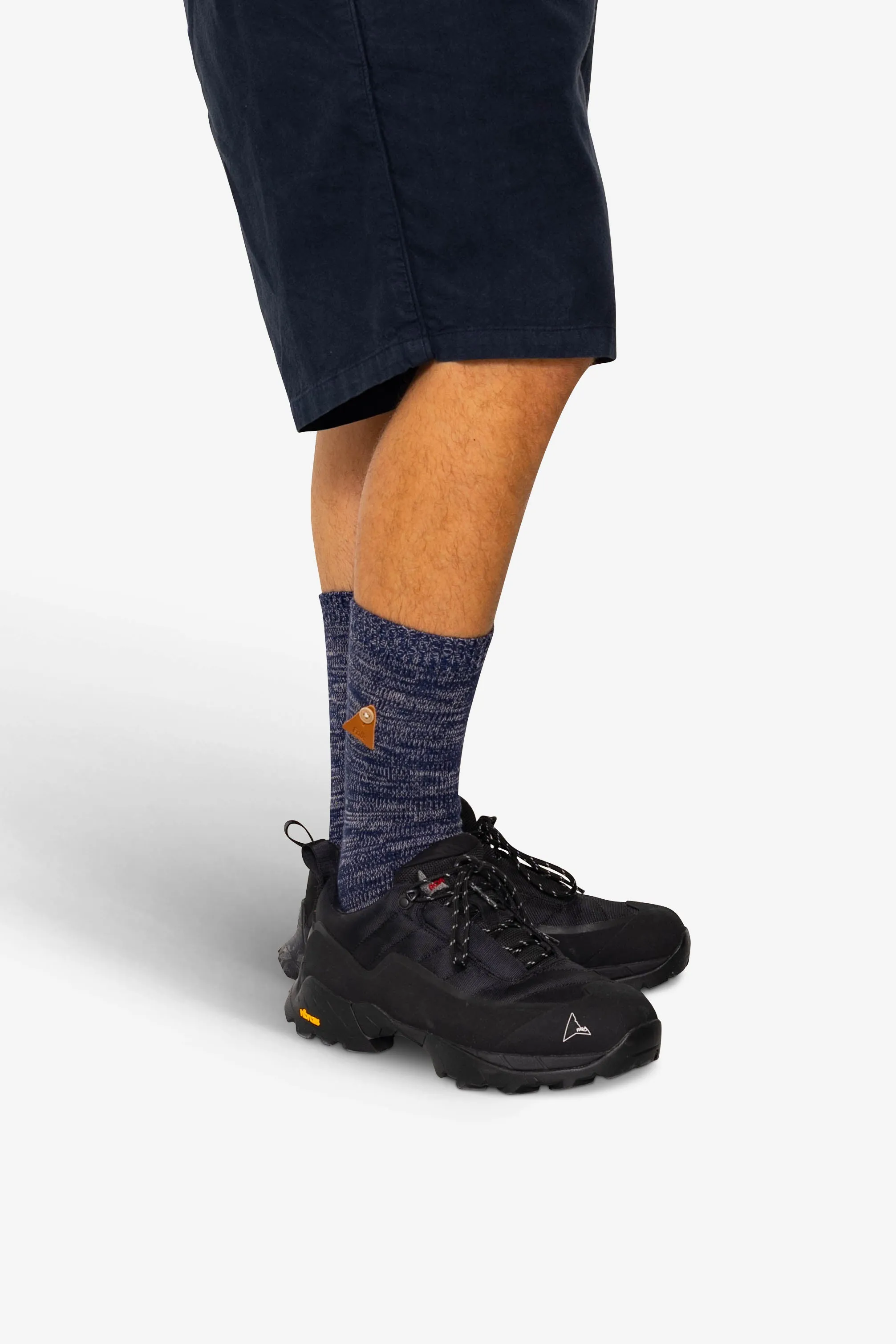 Melange Socks - Navy Mix sold by Folk product image thumbnail 3