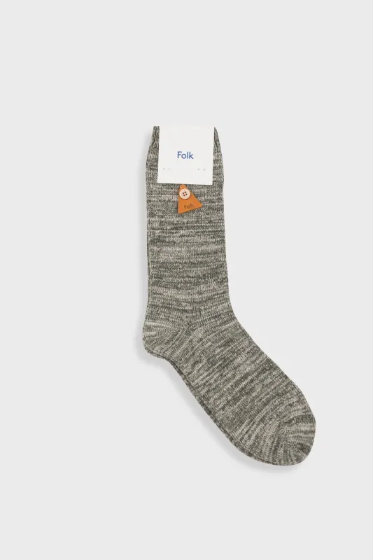 Melange Socks - Sage Mix sold by Folk