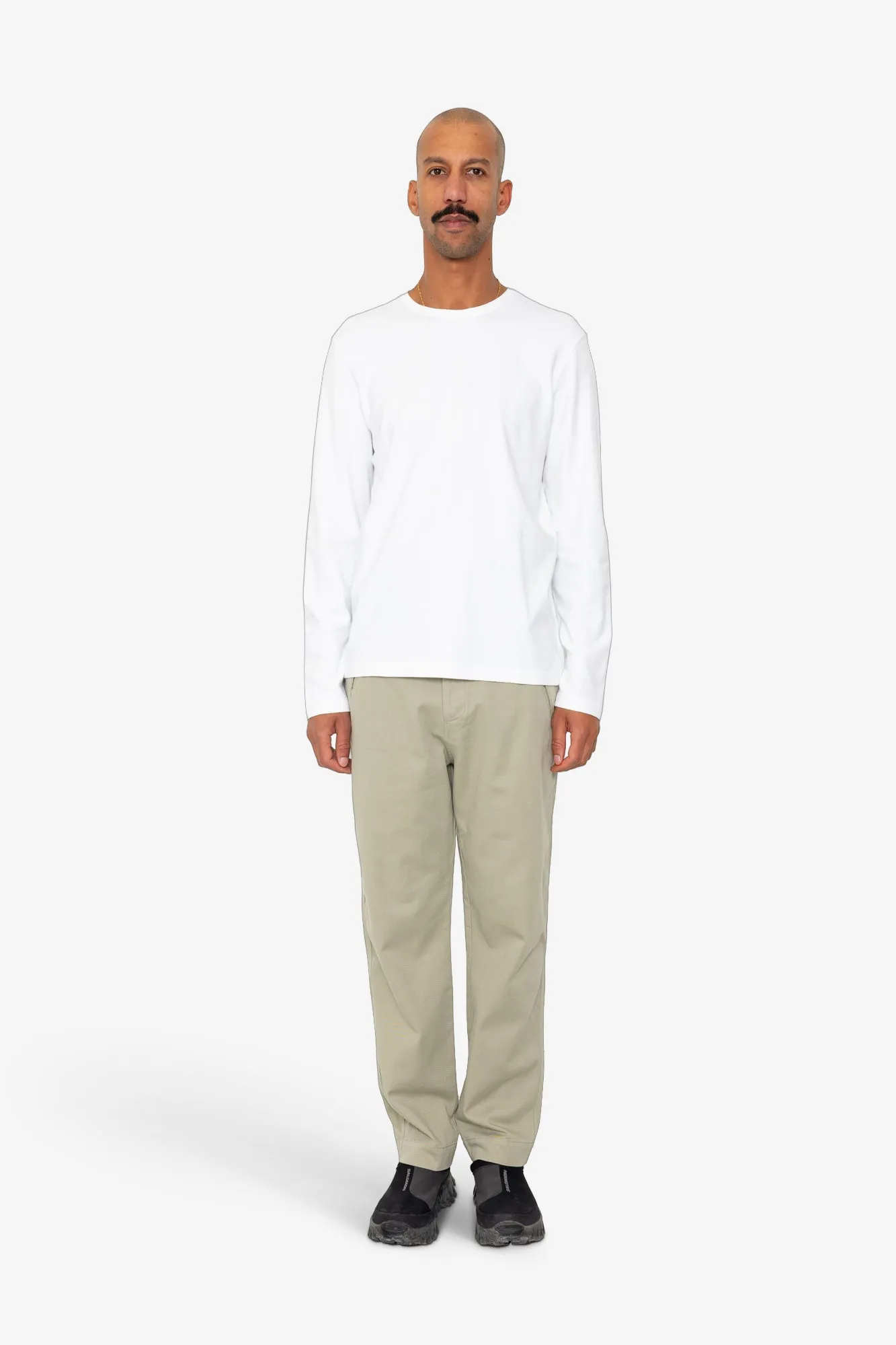 Long Sleeve Textured T-Shirt - White sold by Folk product image thumbnail 2