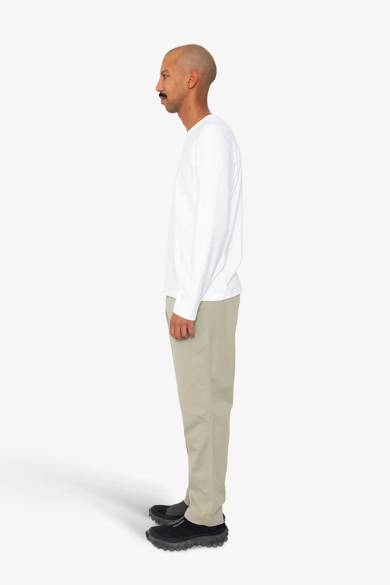 Long Sleeve Textured T-Shirt - White sold by Folk product image thumbnail 4