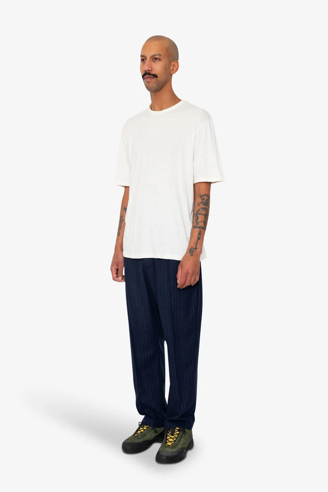 Relaxed Assembly T-Shirt - Ecru Nep sold by Folk product image thumbnail 3