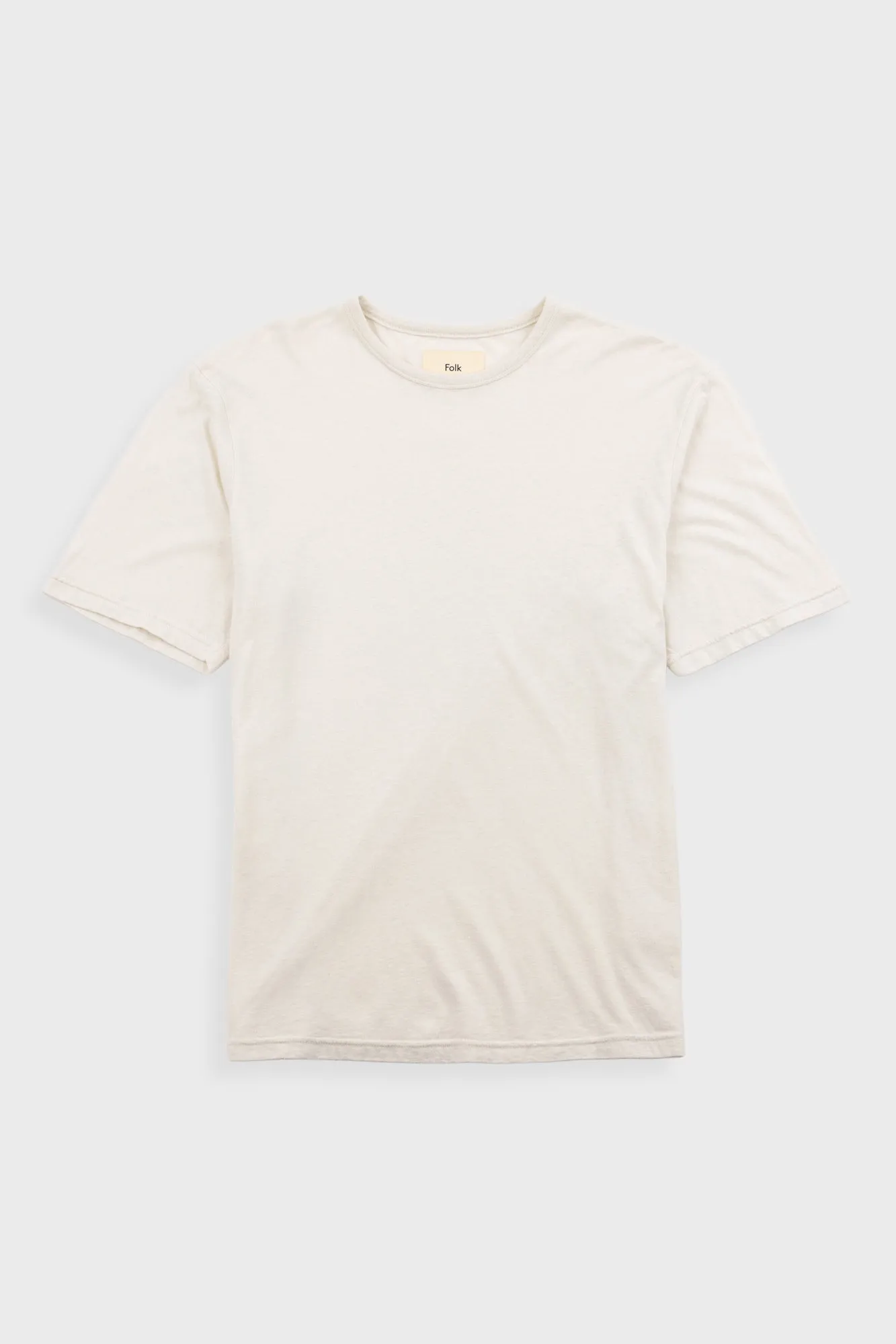 Relaxed Assembly T-Shirt - Ecru Nep sold by Folk