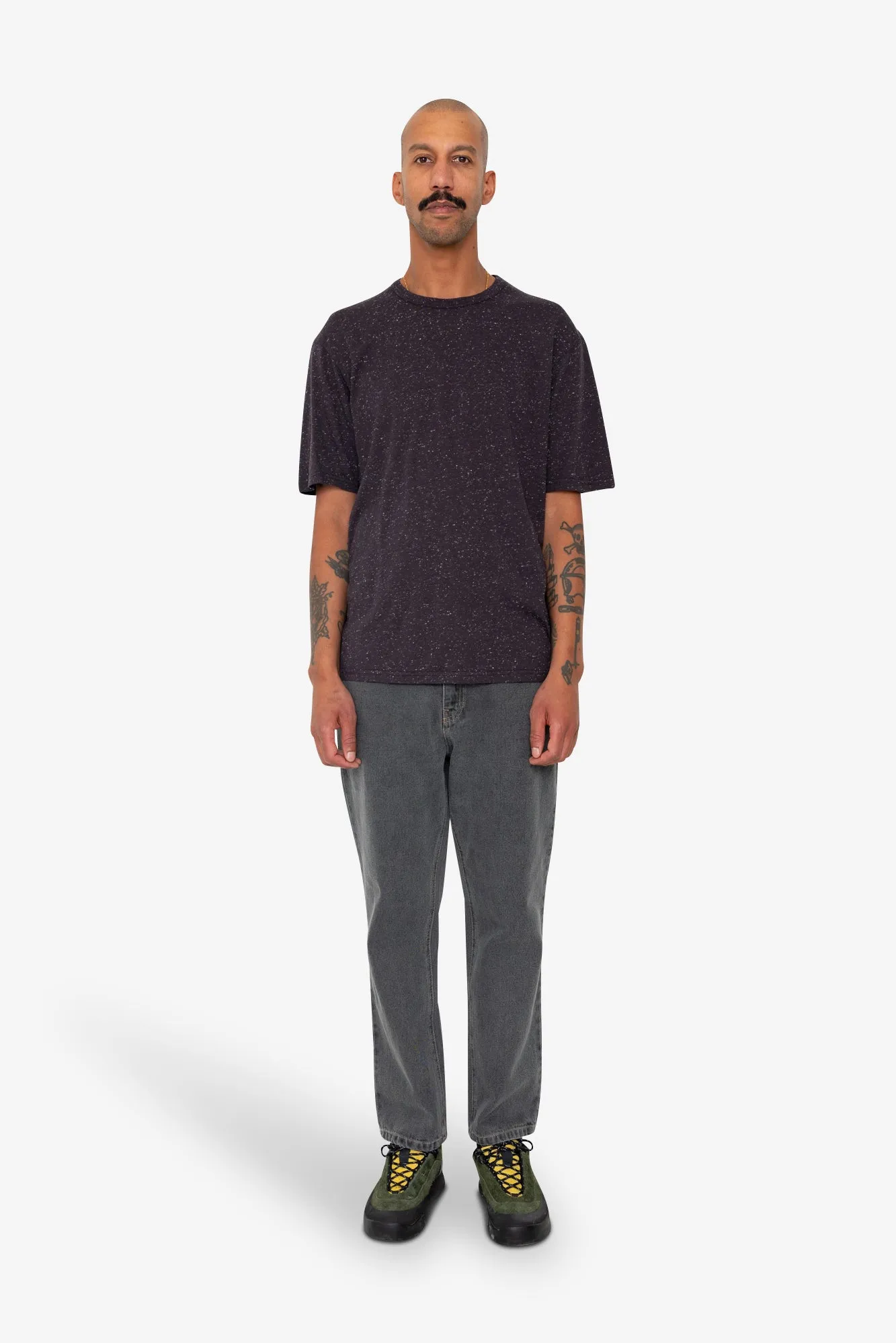 Relaxed Assembly T-Shirt - Black Grape sold by Folk product image thumbnail 2