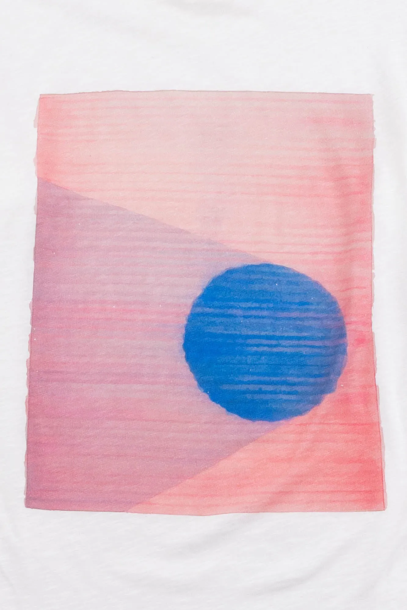 Contrast Sleeve T-Shirt - Sunrise Stripe sold by Folk product image thumbnail 2