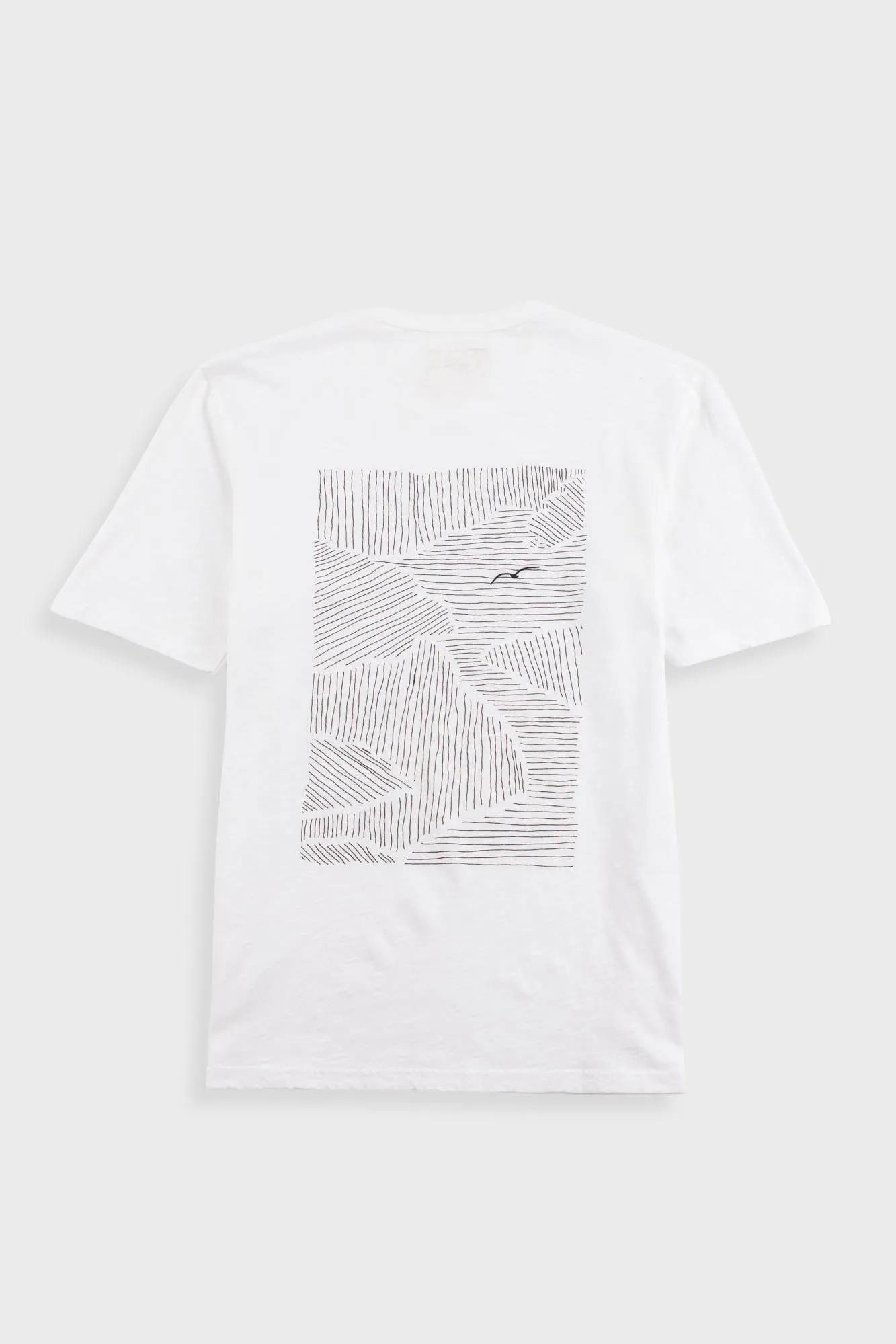 Contrast Sleeve T-Shirt - Seagull Stripe sold by Folk product image thumbnail 3