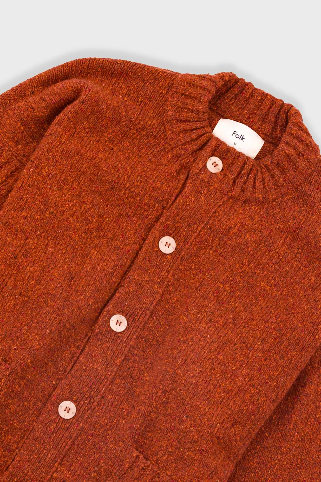 Knitted Jacket - Burnt Ochre sold by Folk product image thumbnail 5