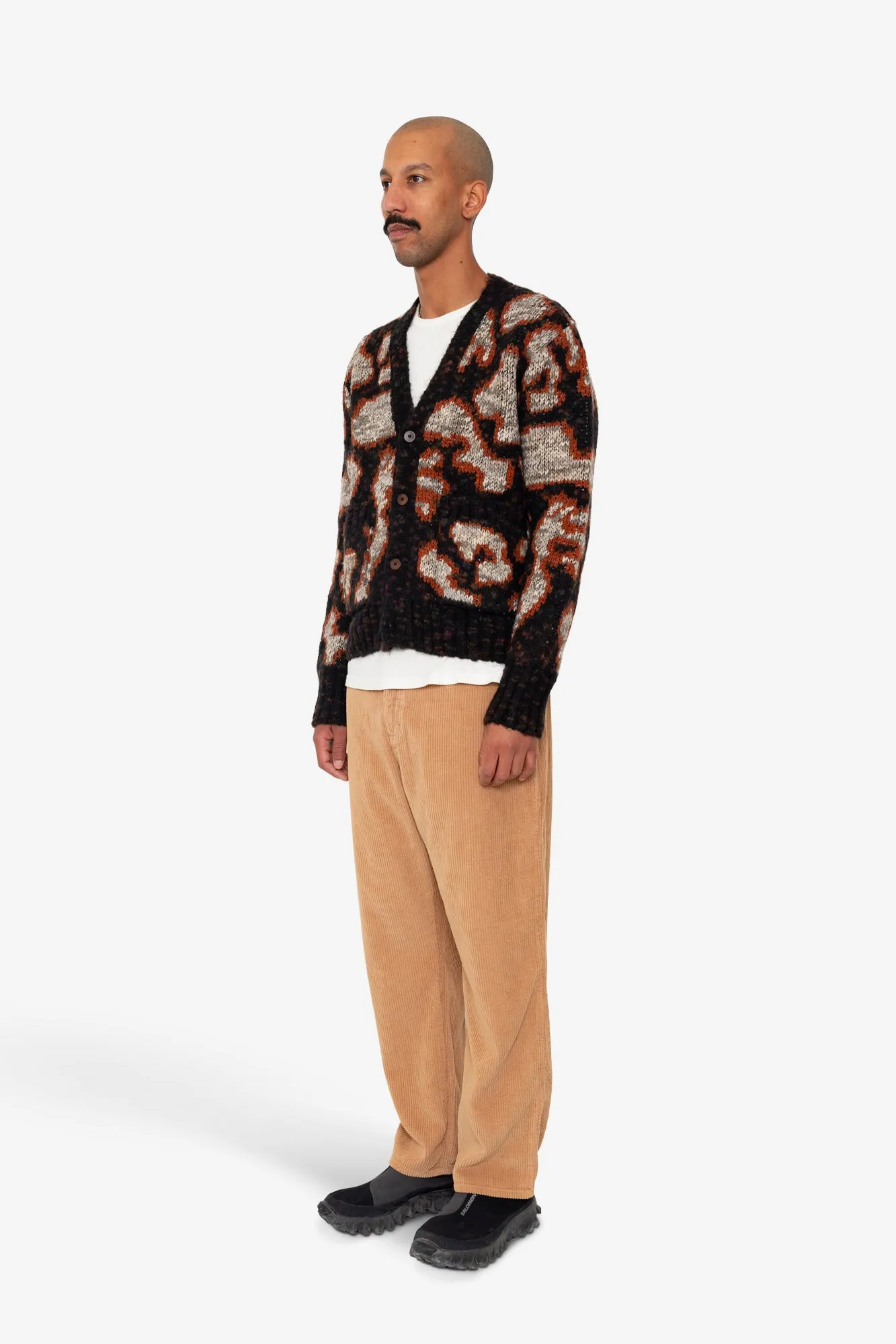 Mixed Yarn Cardigan - Espresso Mix sold by Folk product image thumbnail 3