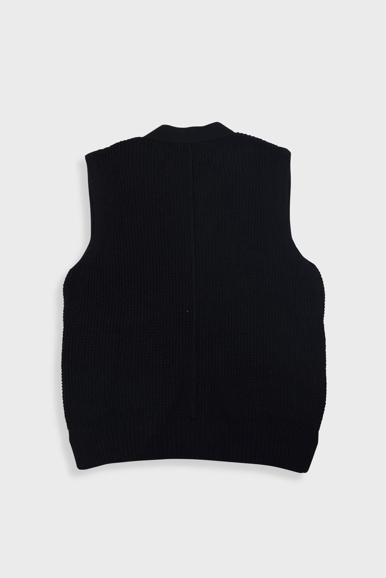 Waffle Vest - Black sold by Folk product image thumbnail 2