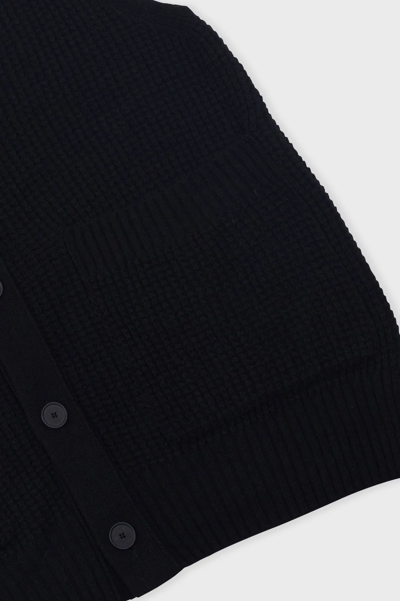 Waffle Vest - Black sold by Folk product image thumbnail 3