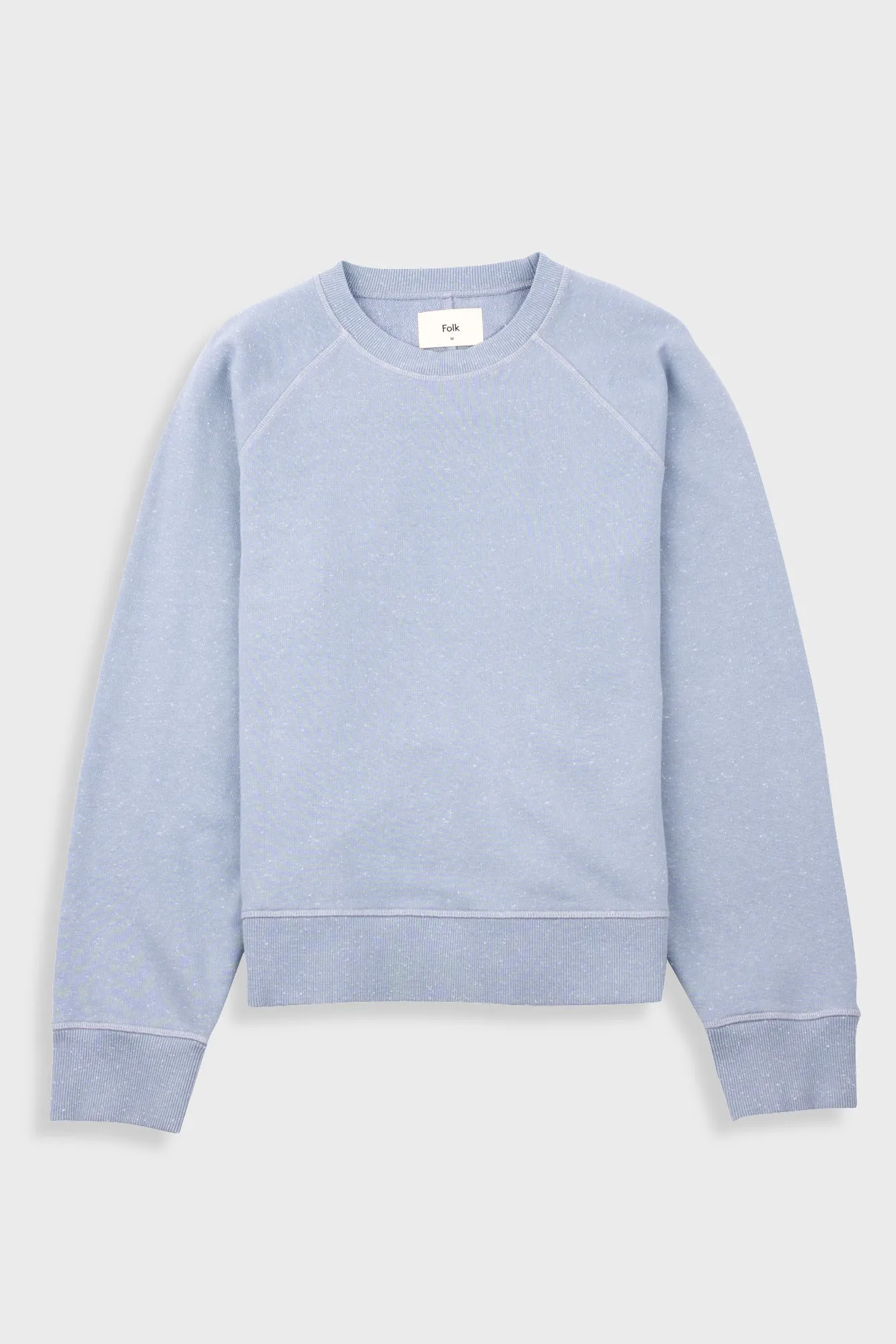 Engineered Raglan Sweat - Soft Blue sold by Folk