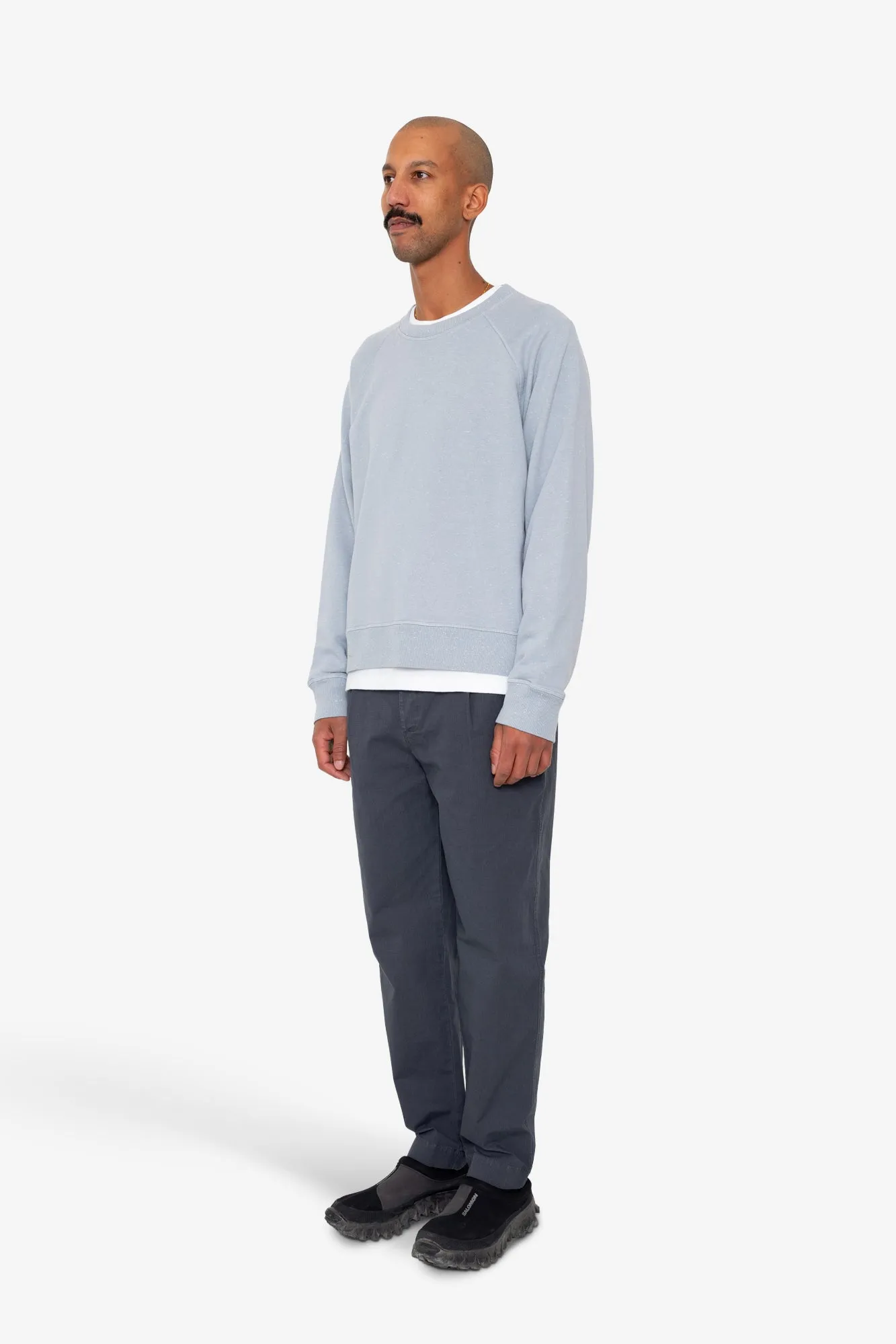 Engineered Raglan Sweat - Soft Blue sold by Folk product image thumbnail 3