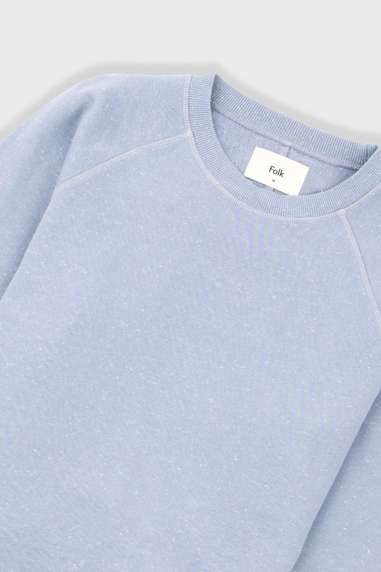 Engineered Raglan Sweat - Soft Blue sold by Folk product image thumbnail 5