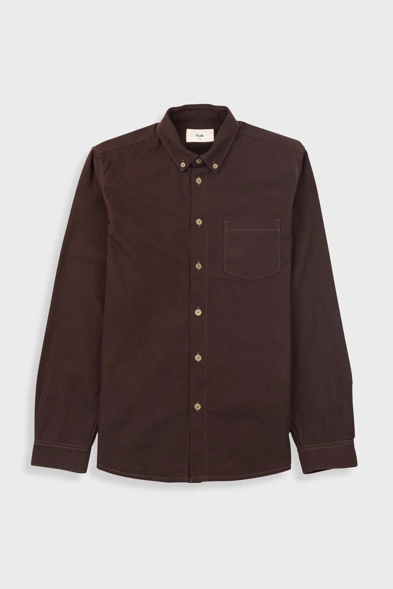 Relaxed Fit Shirt - Espresso Flannel sold by Folk