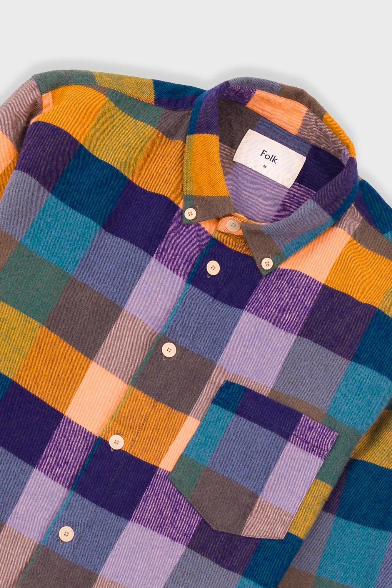 Relaxed Fit Shirt - Pumpkin Mix sold by Folk product image thumbnail 5