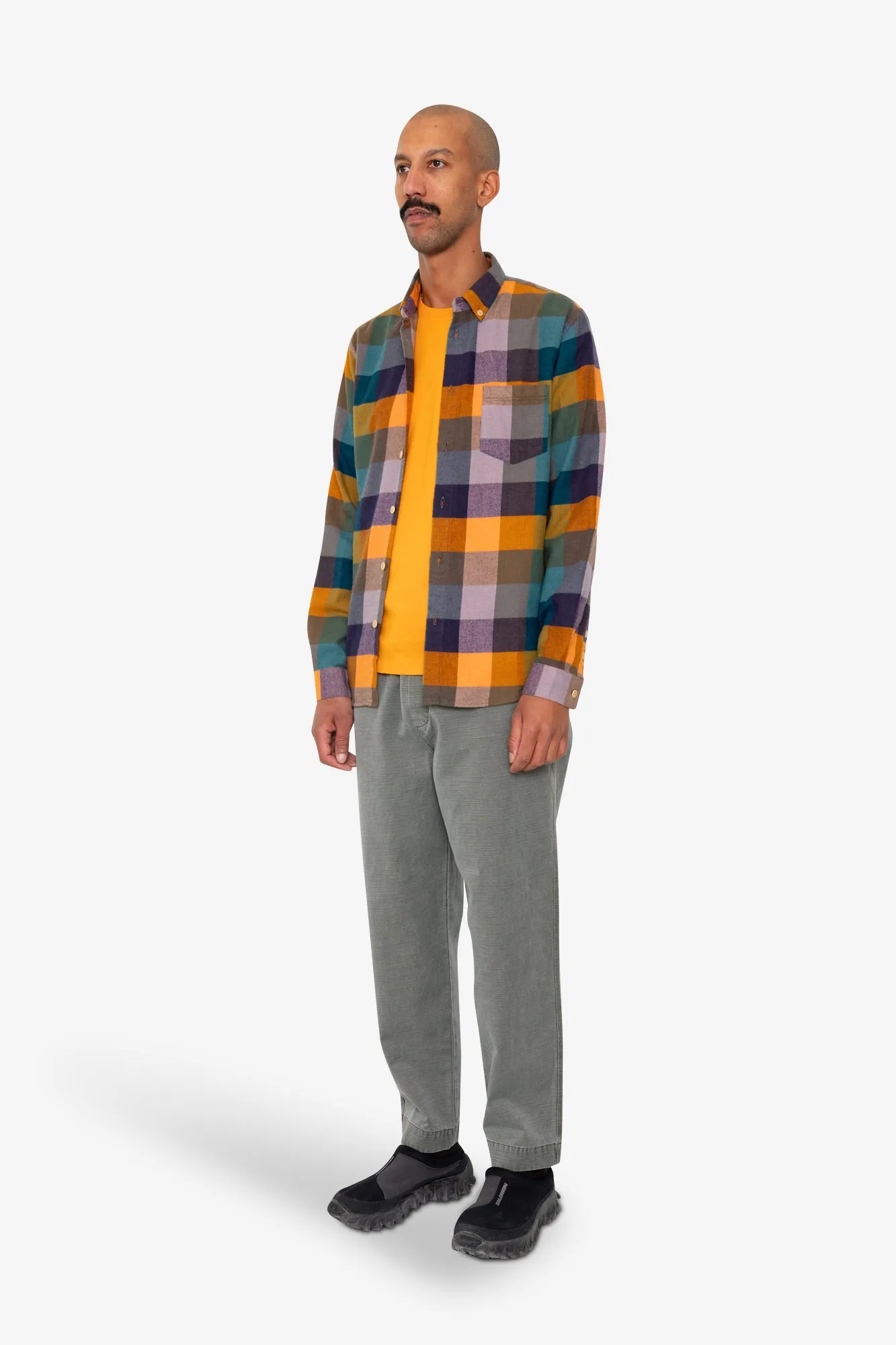 Relaxed Fit Shirt - Pumpkin Mix sold by Folk product image thumbnail 3