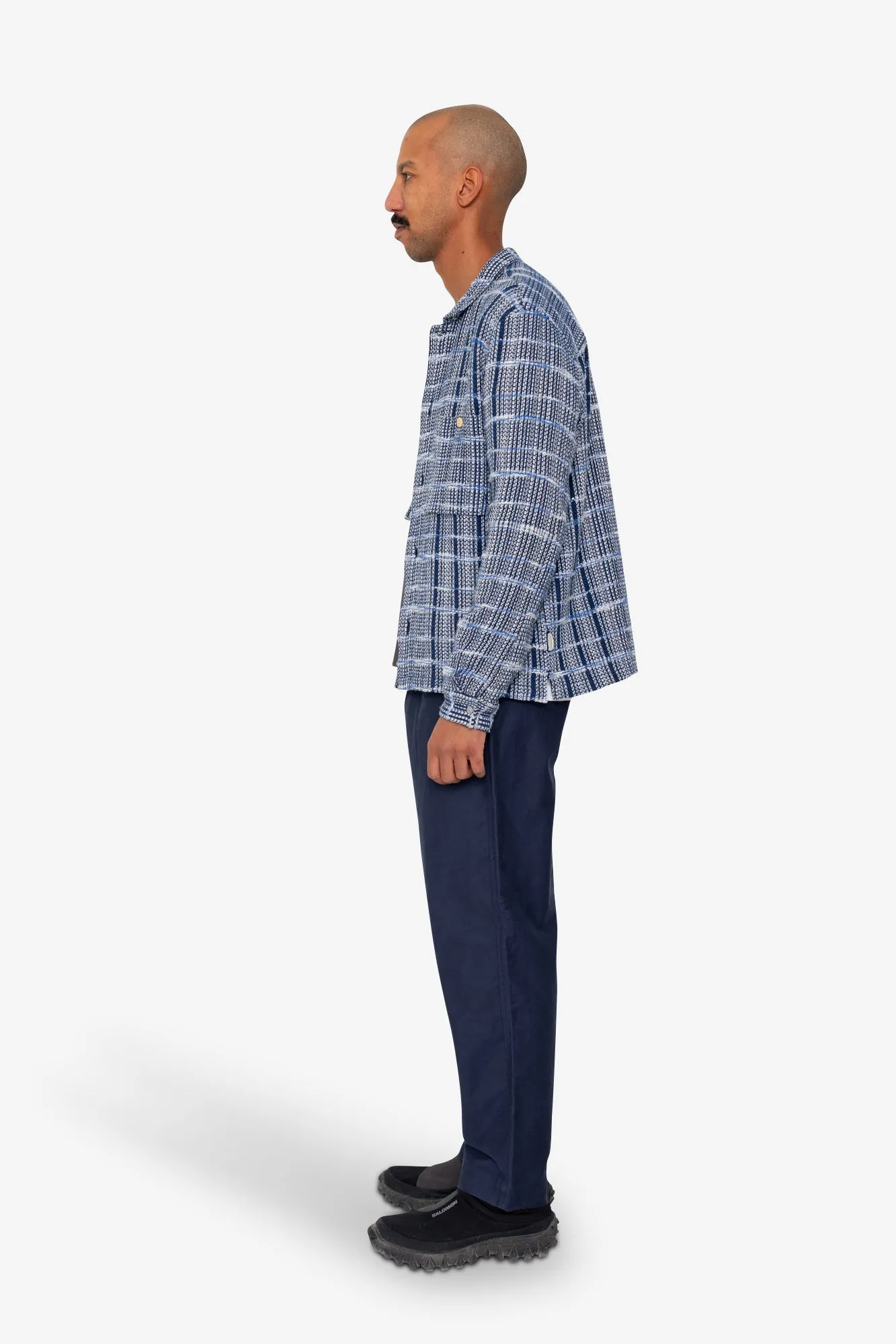 Patch Overshirt - Blue Tapestry sold by Folk product image thumbnail 4