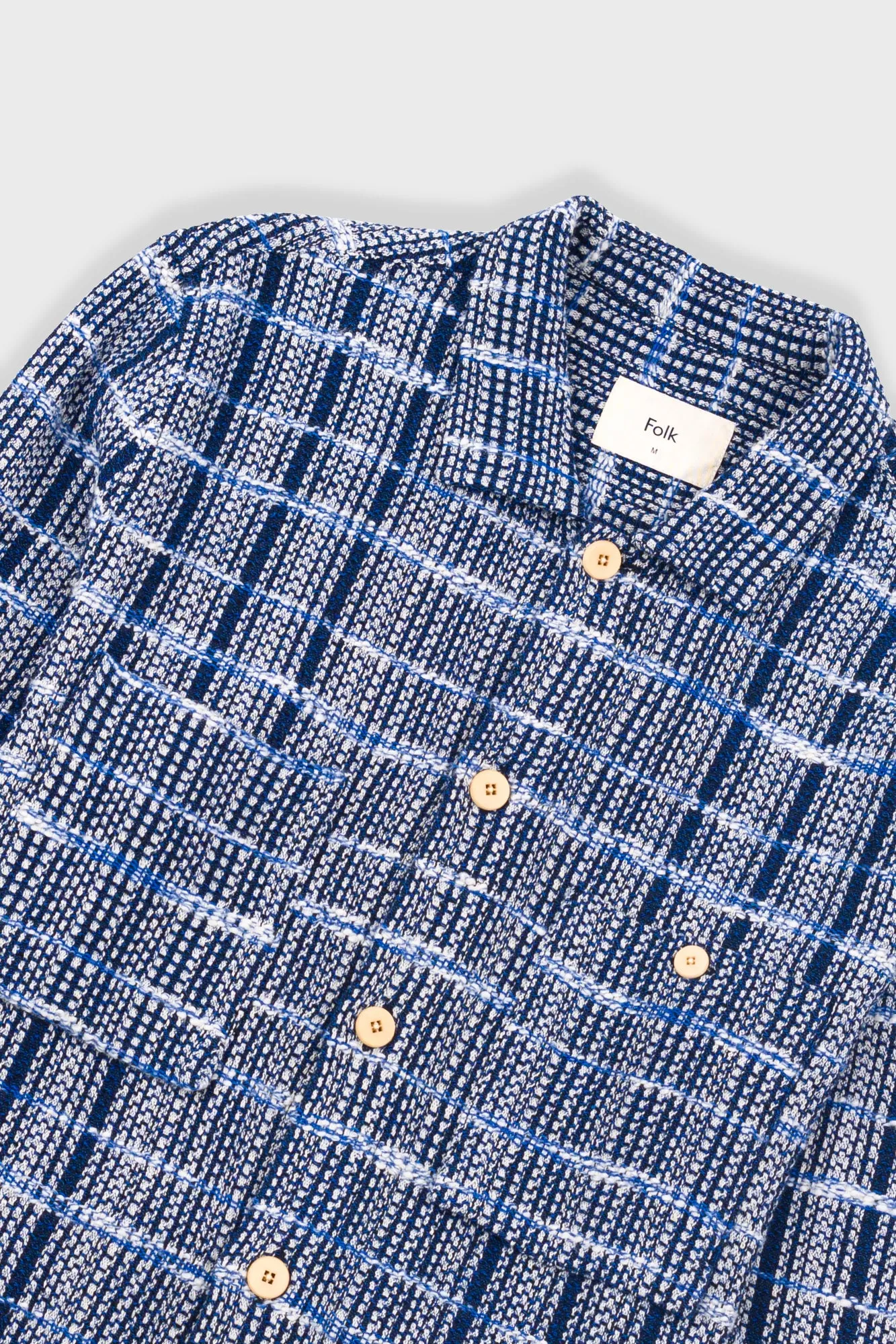 Patch Overshirt - Blue Tapestry sold by Folk product image thumbnail 5