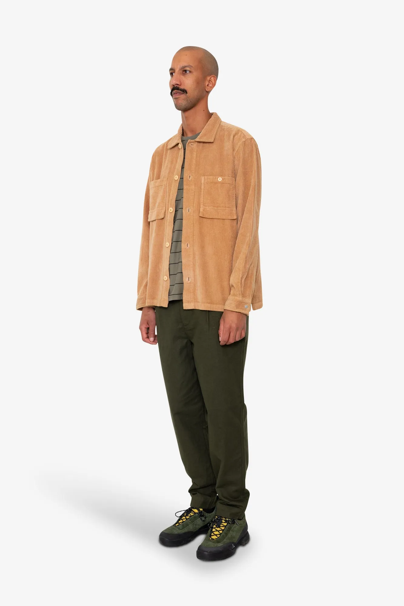 Patch Overshirt - Mink Chunky Cord sold by Folk product image thumbnail 3