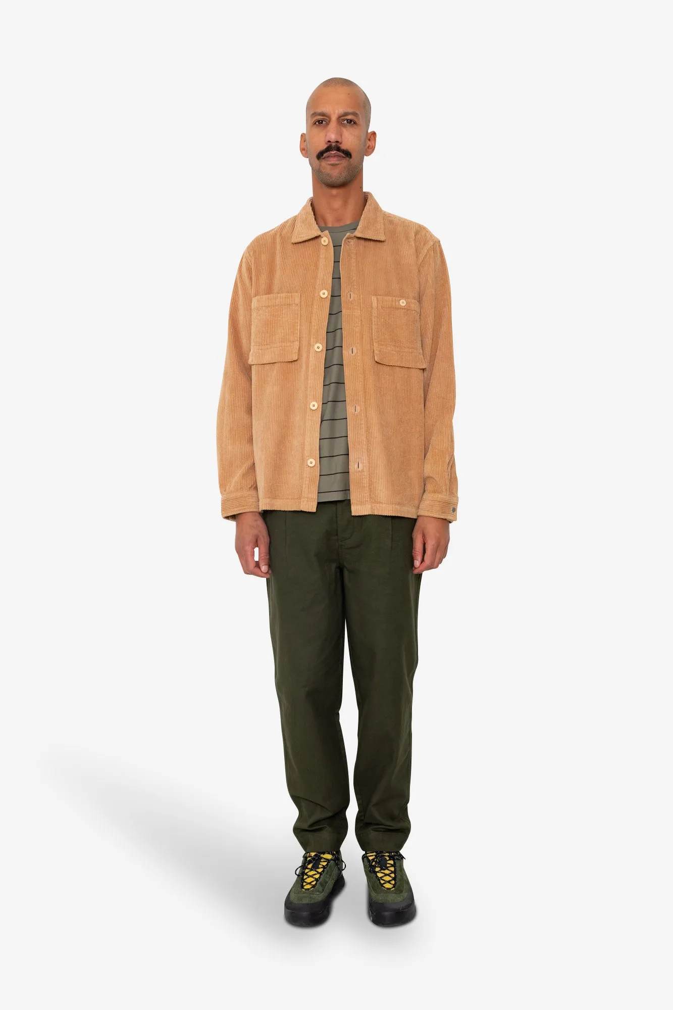 Patch Overshirt - Mink Chunky Cord sold by Folk product image thumbnail 2