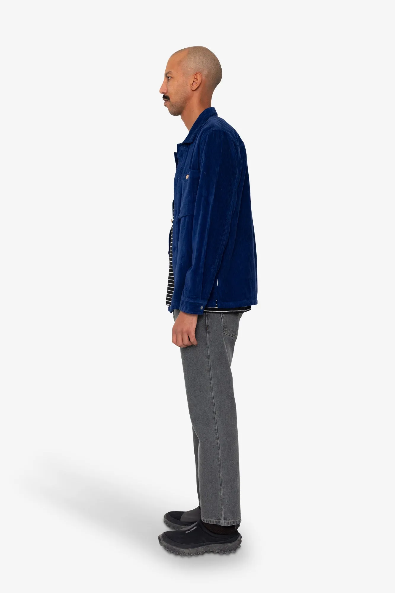 Patch Overshirt - Rich Navy Chunky Cord sold by Folk product image thumbnail 4