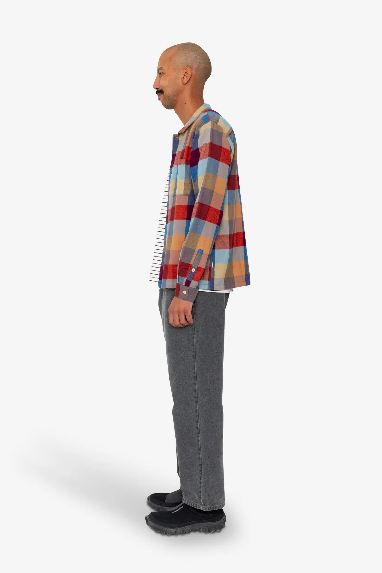 Patch Shirt - Crimson Blue Mix sold by Folk product image thumbnail 4