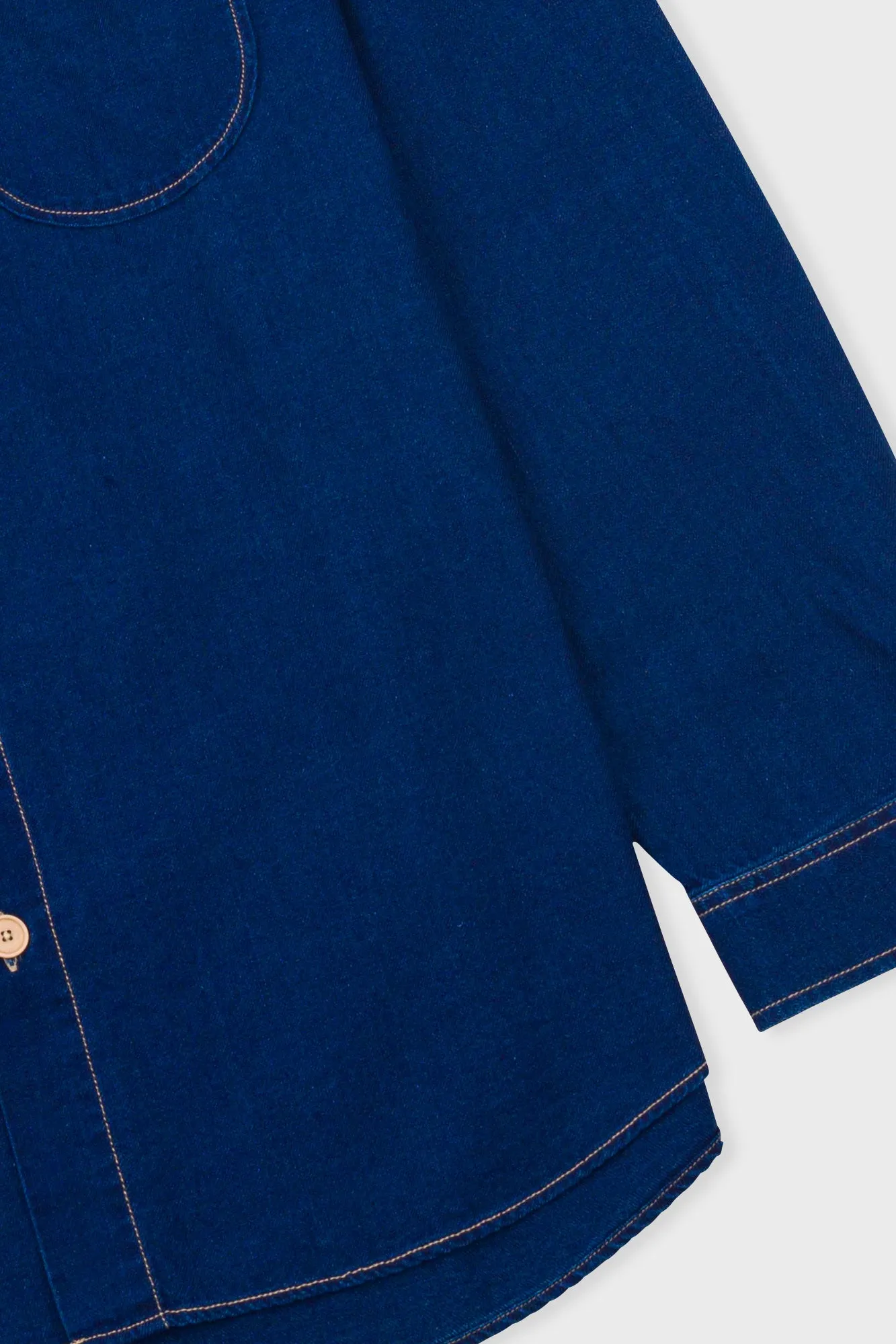 Raglan Shirt - Indigo Twill sold by Folk product image thumbnail 3