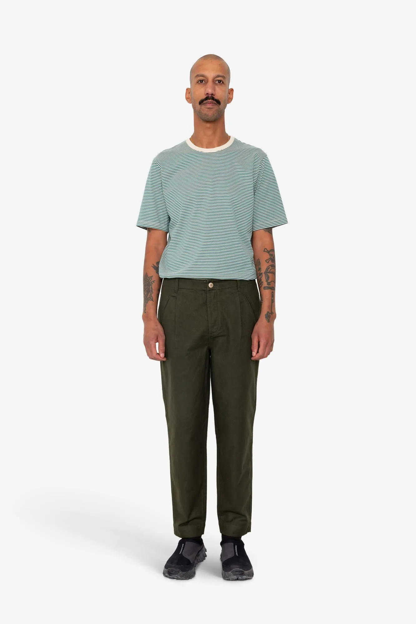 Assembly Pant - Dark Olive Moleskin sold by Folk product image thumbnail 2