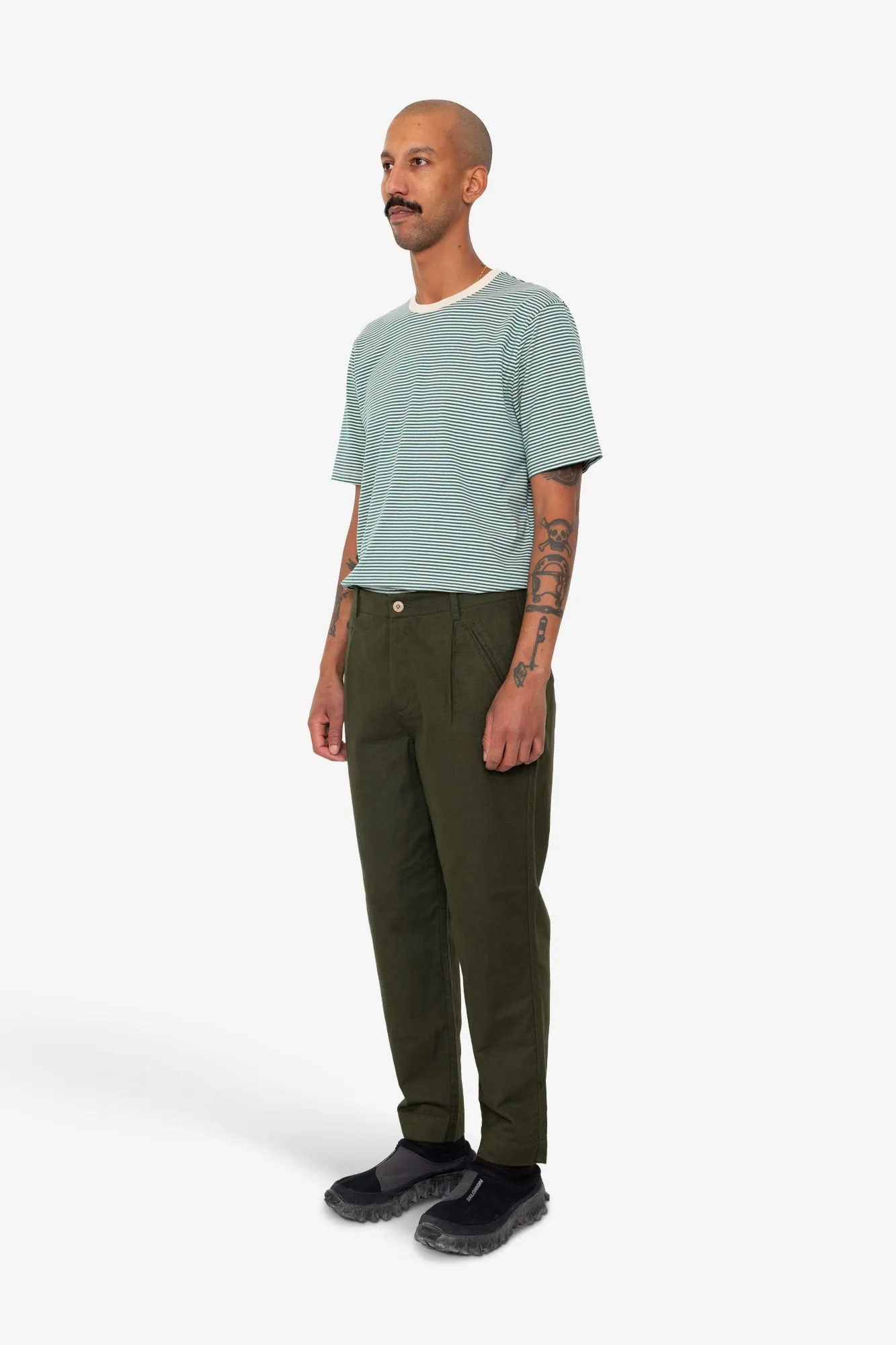 Assembly Pant - Dark Olive Moleskin sold by Folk product image thumbnail 3