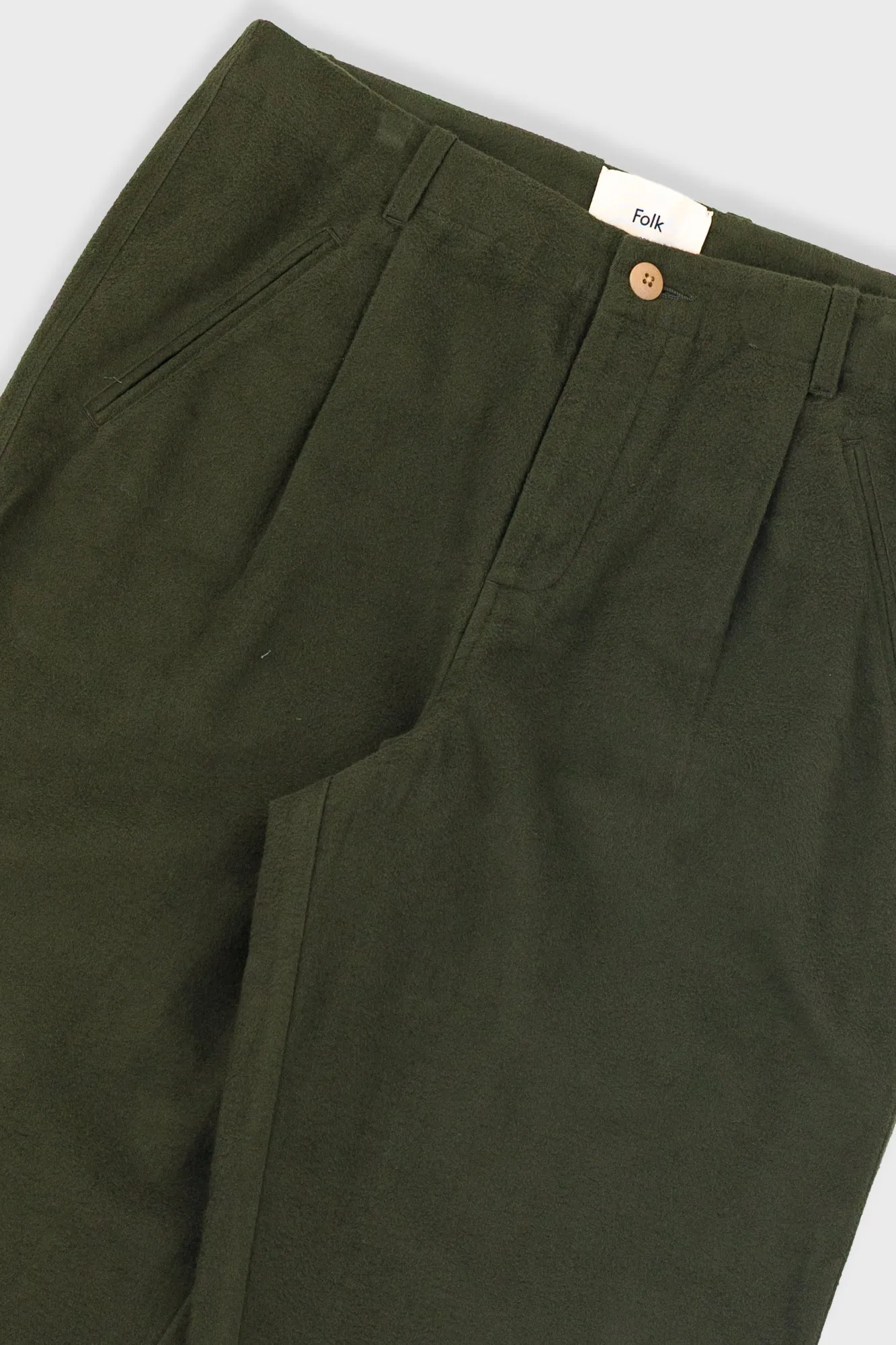 Assembly Pant - Dark Olive Moleskin sold by Folk product image thumbnail 5
