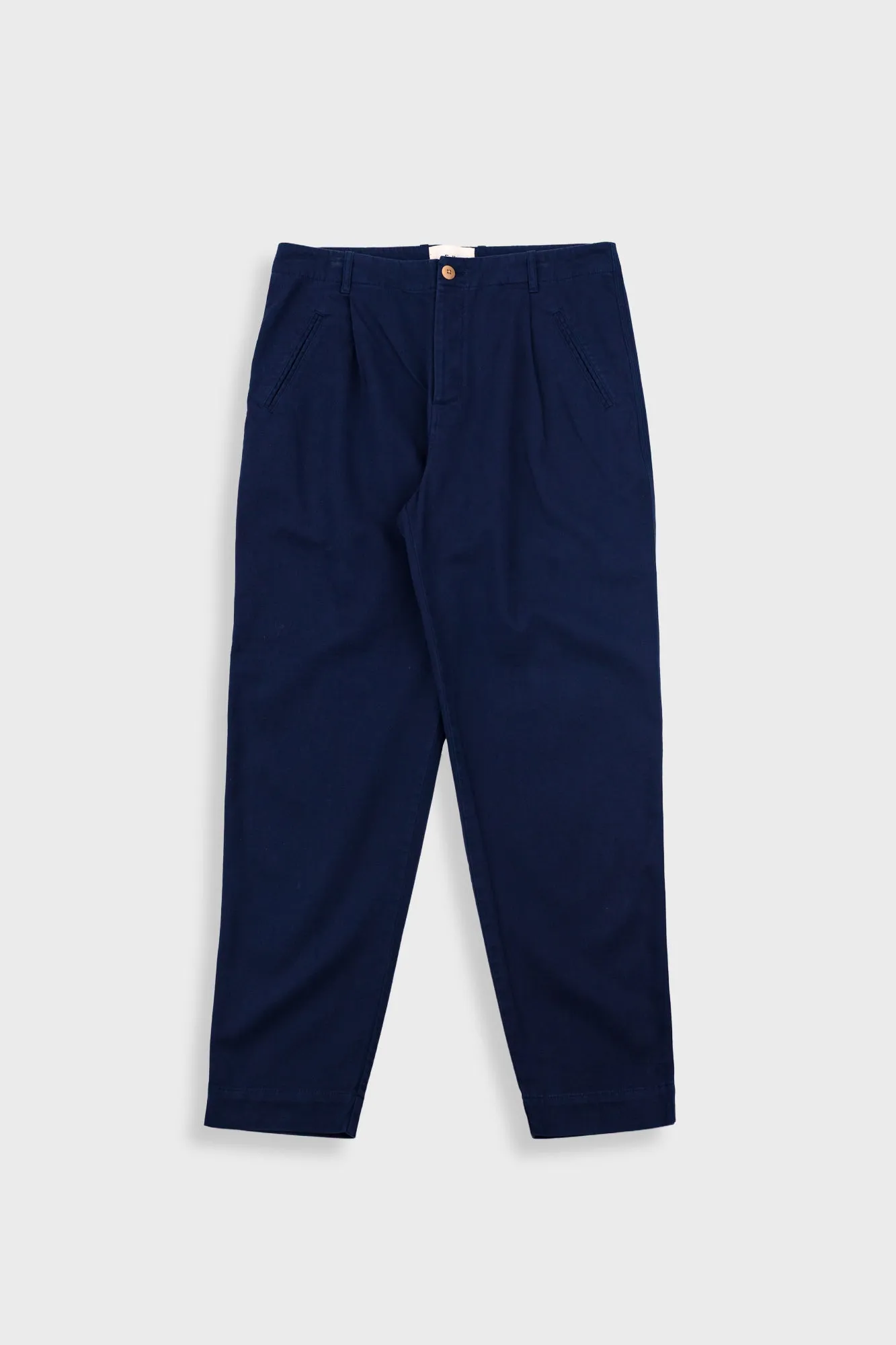 Assembly Pant - Deep Navy Brushed Twill sold by Folk