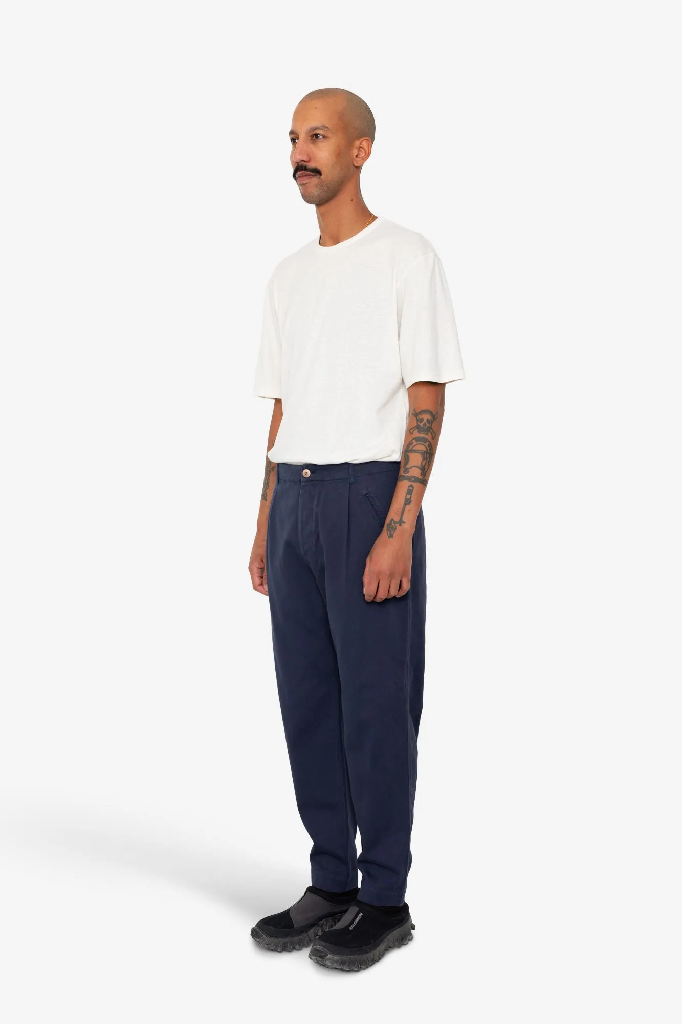 Assembly Pant - Deep Navy Brushed Twill sold by Folk product image thumbnail 3