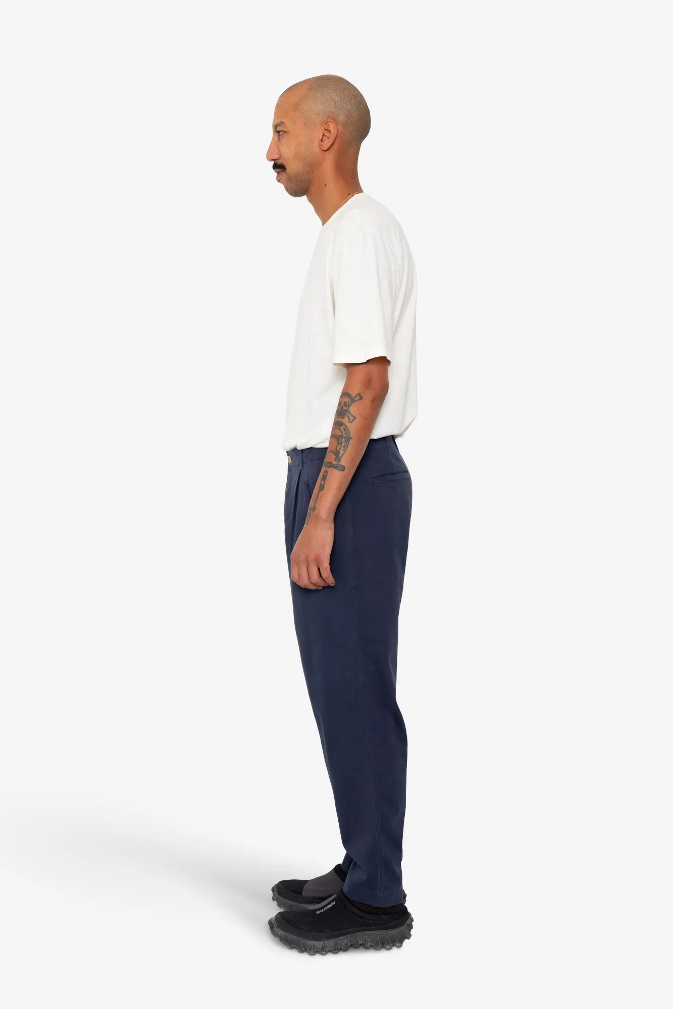 Assembly Pant - Deep Navy Brushed Twill sold by Folk product image thumbnail 4