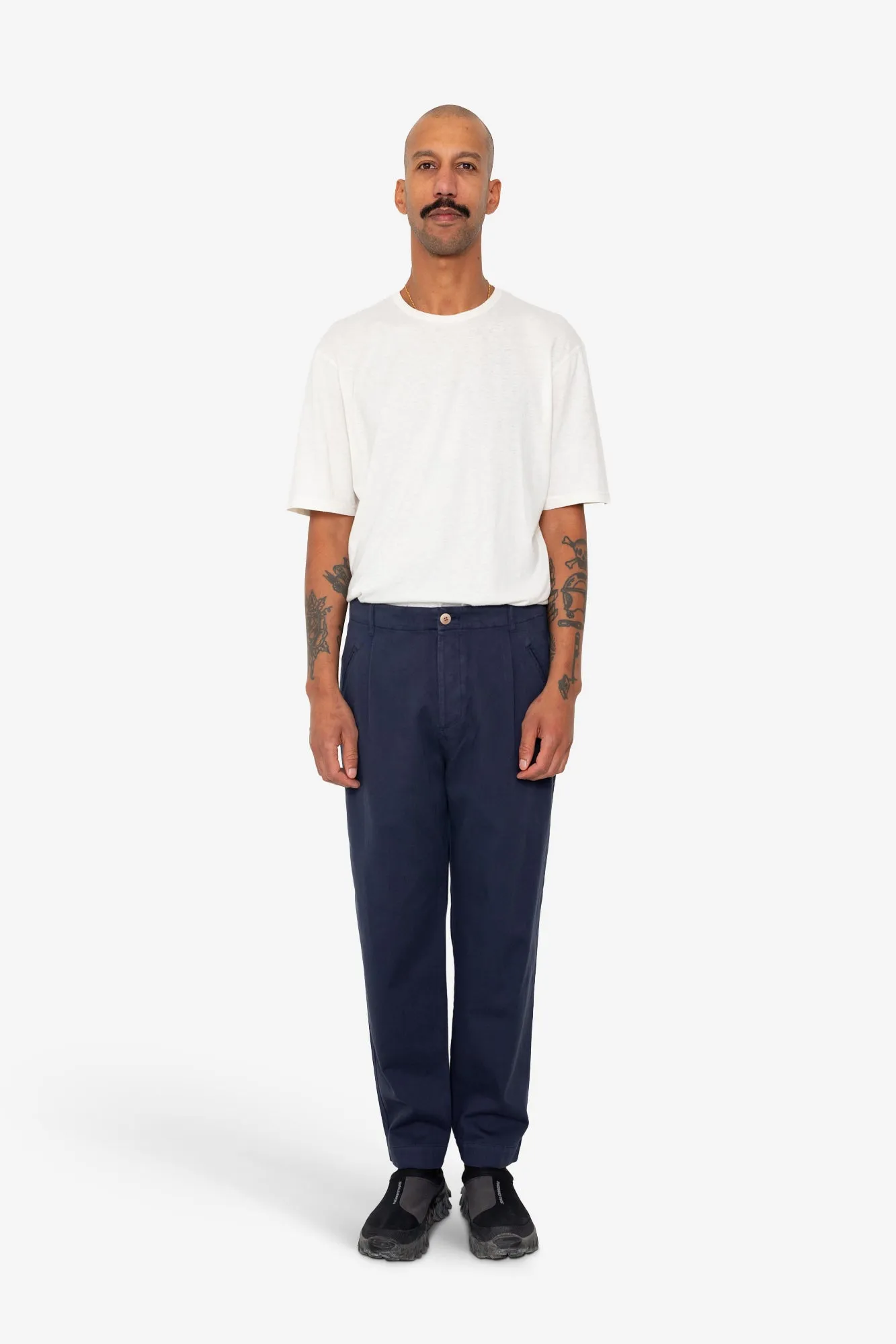 Assembly Pant - Deep Navy Brushed Twill sold by Folk product image thumbnail 2