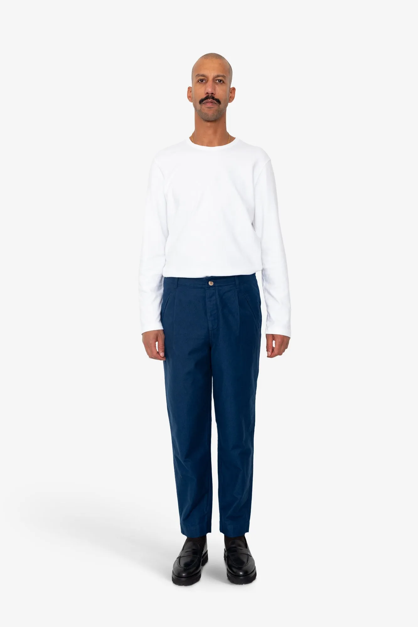 Assembly Pant - Ink Blue Moleskin sold by Folk product image thumbnail 2
