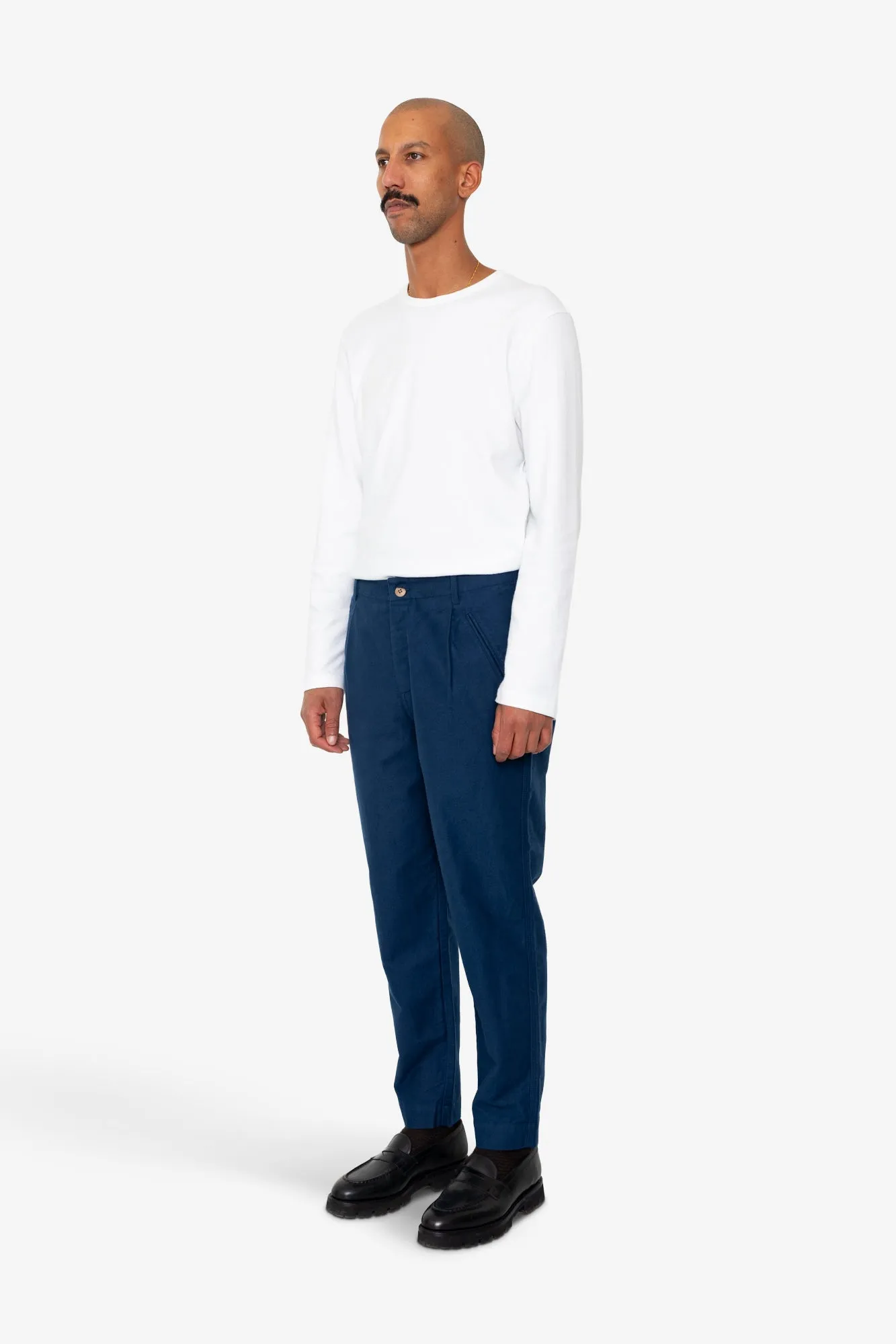 Assembly Pant - Ink Blue Moleskin sold by Folk product image thumbnail 3