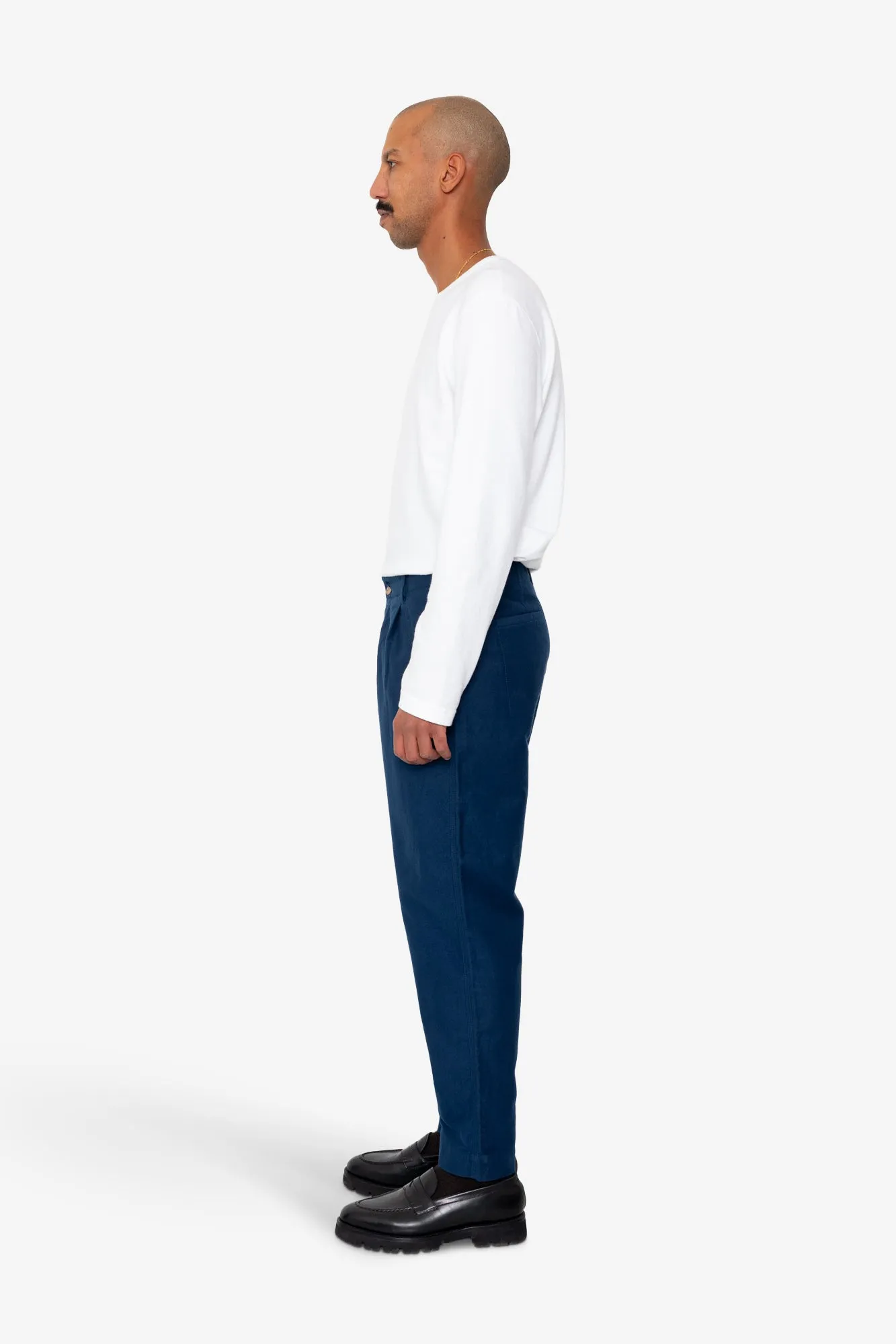 Assembly Pant - Ink Blue Moleskin sold by Folk product image thumbnail 4