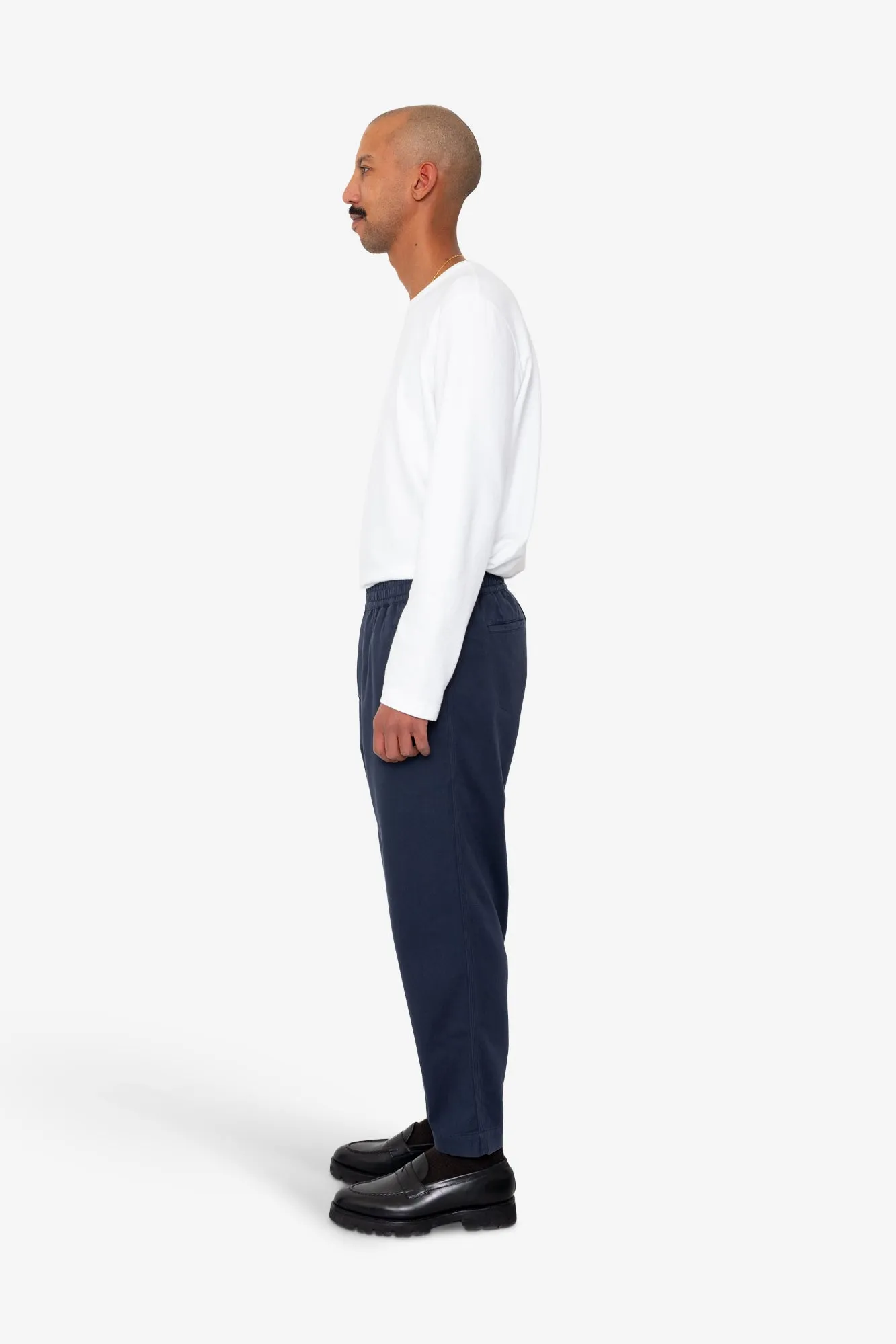 Drawcord Assembly Pant - Deep Navy Brushed Twill sold by Folk product image thumbnail 4