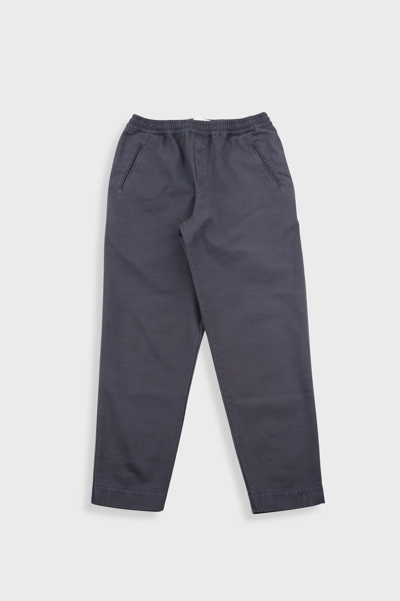 Drawcord Assembly Pant - Soft Black Slub sold by Folk