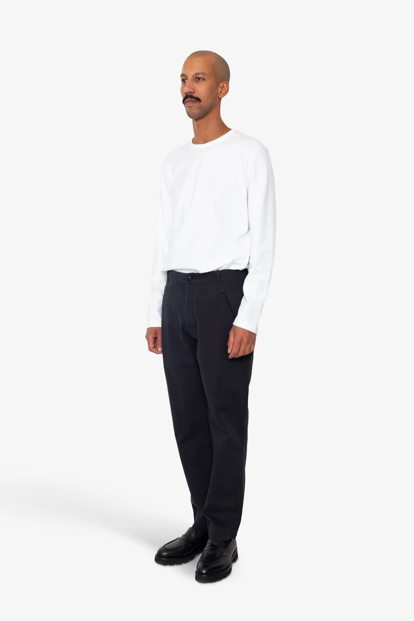 Lean Assembly Pant - Soft Black Brushed Twill sold by Folk product image thumbnail 3