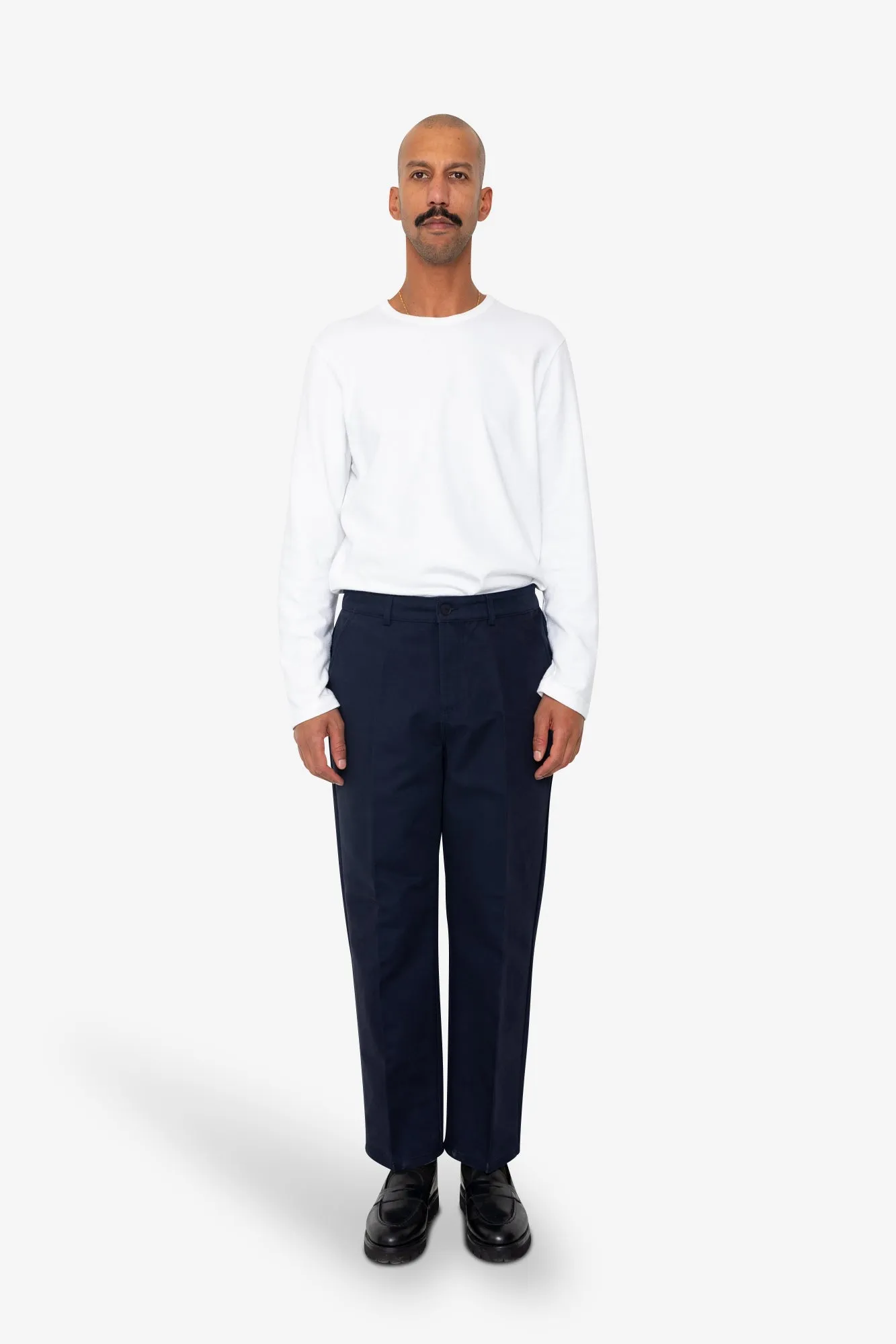 Slim Leg Pant - Navy sold by Folk product image thumbnail 2