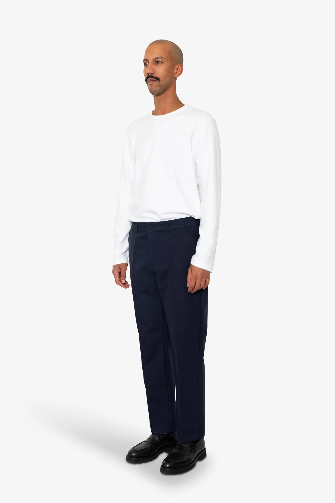 Slim Leg Pant - Navy sold by Folk product image thumbnail 3