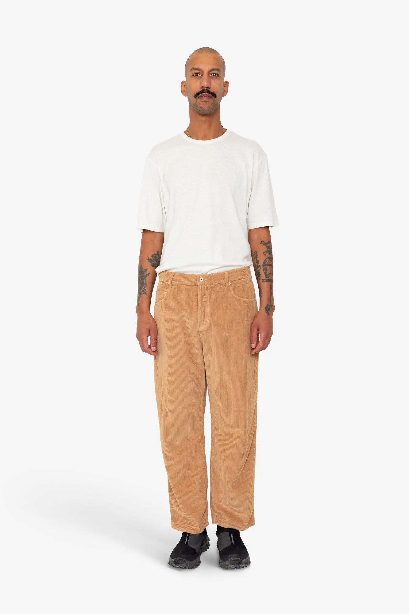 Barrel Leg Trouser - Mink Chunky Cord sold by Folk product image thumbnail 2