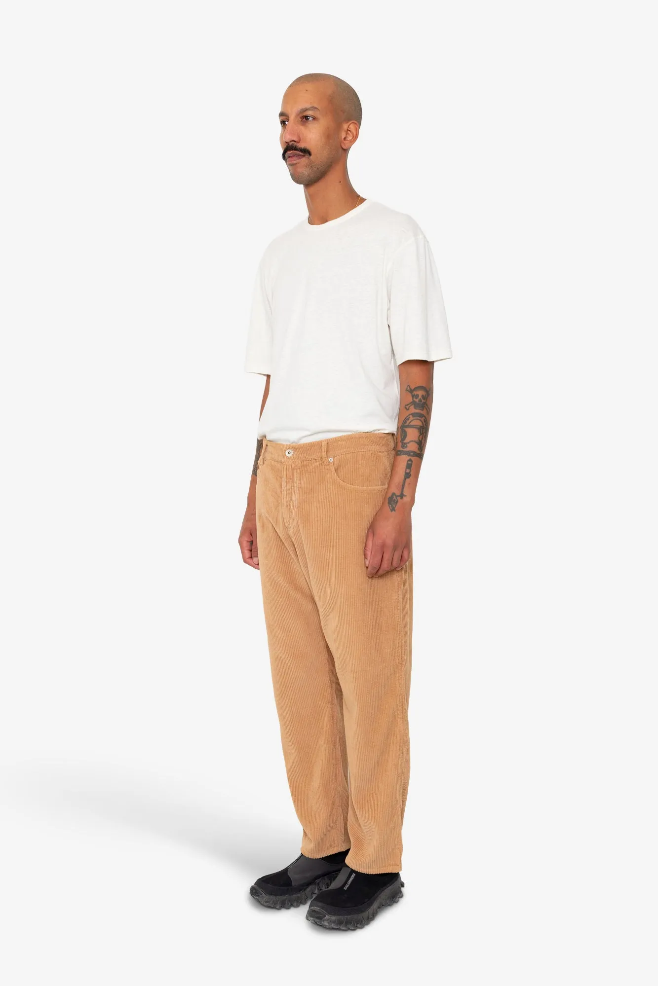 Barrel Leg Trouser - Mink Chunky Cord sold by Folk product image thumbnail 3