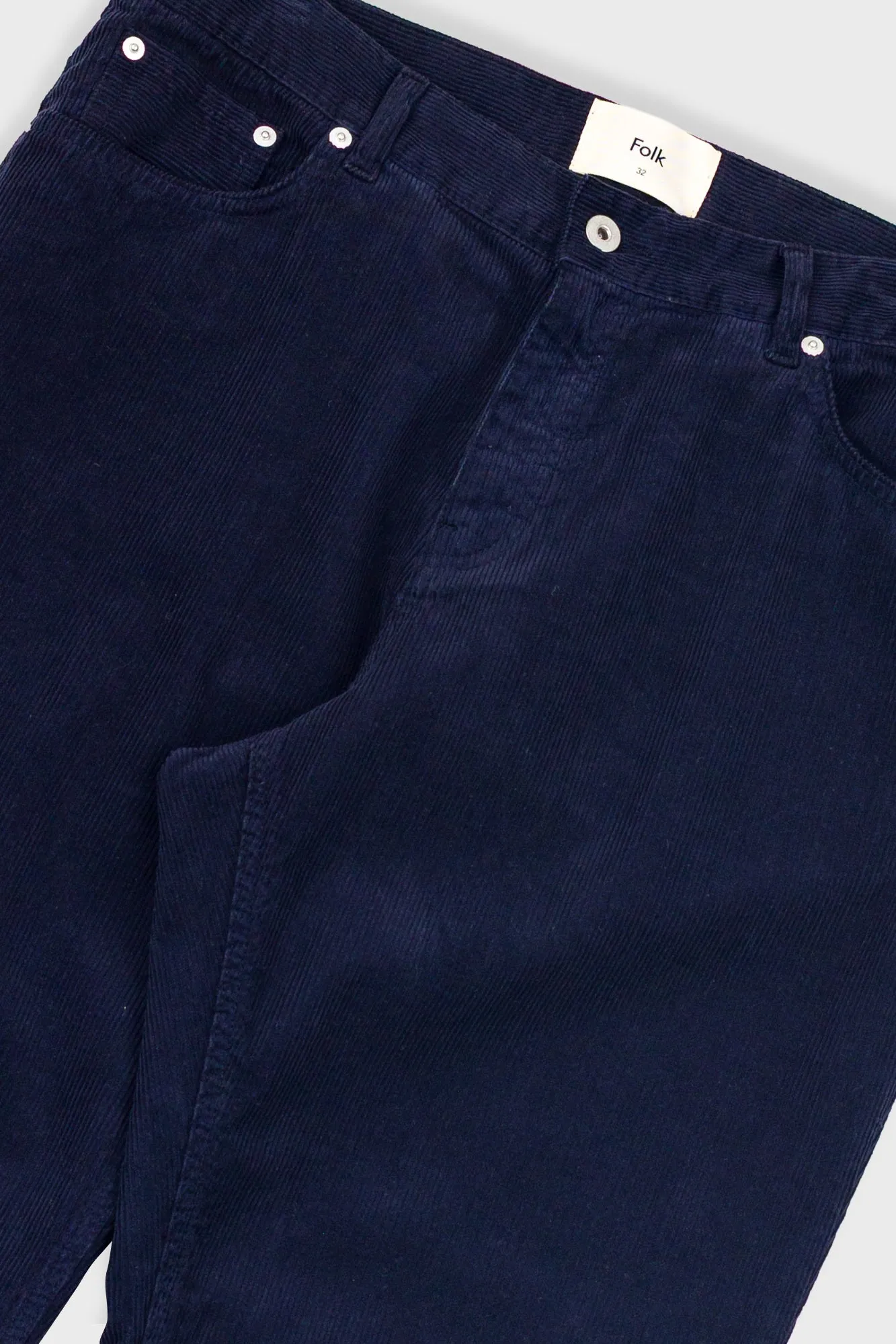 5 Pocket Trouser - Navy Cord sold by Folk product image thumbnail 5