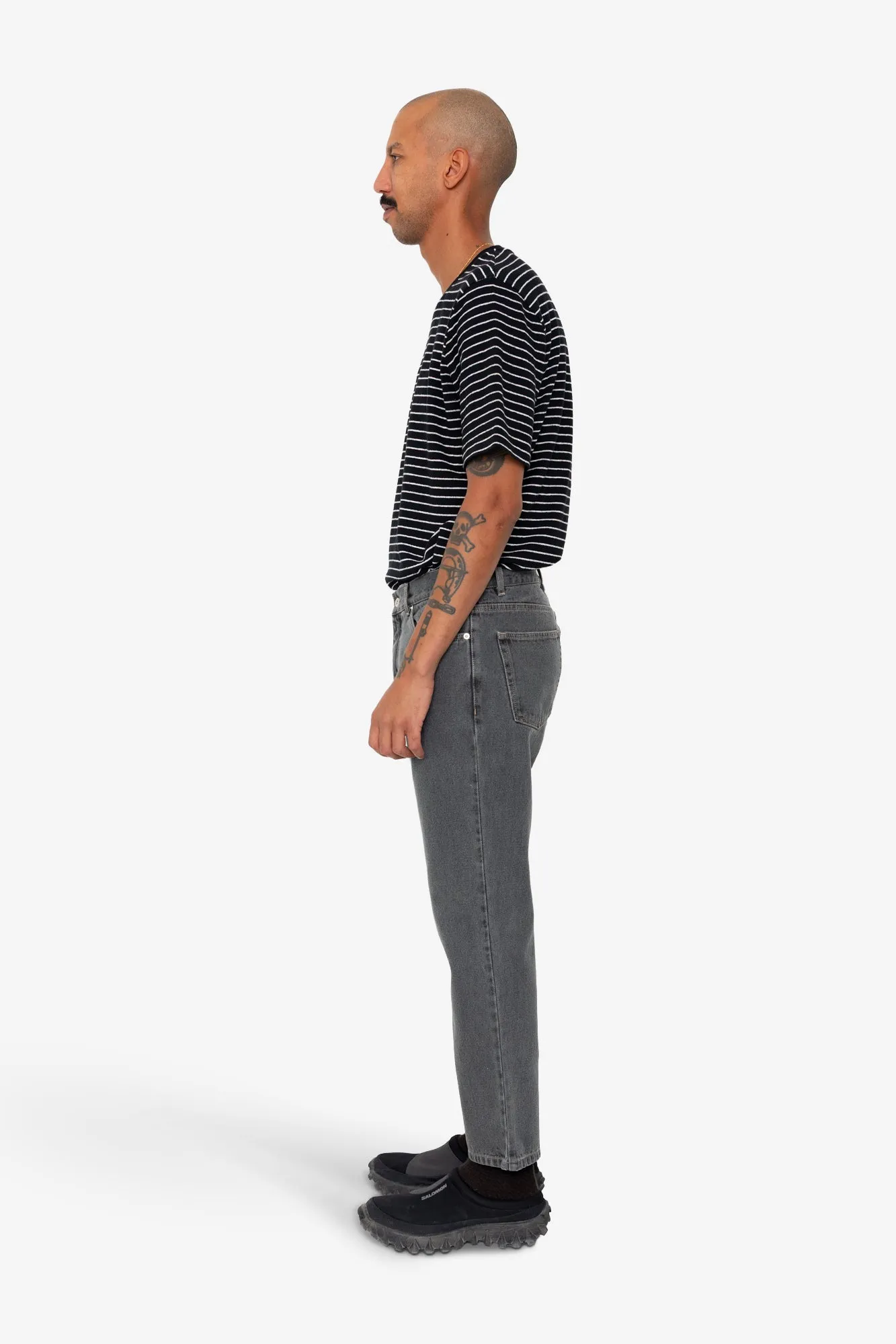 5 Pocket Trouser - Smoke Grey Denim sold by Folk product image thumbnail 4