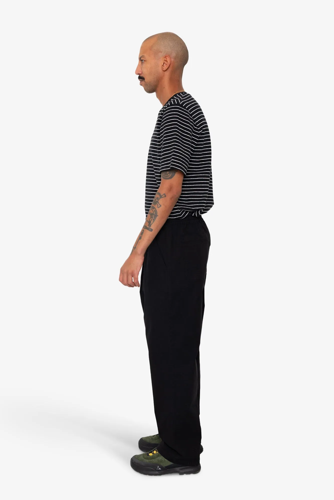 Drawcord Loose Trouser - Black Ripstop sold by Folk product image thumbnail 4