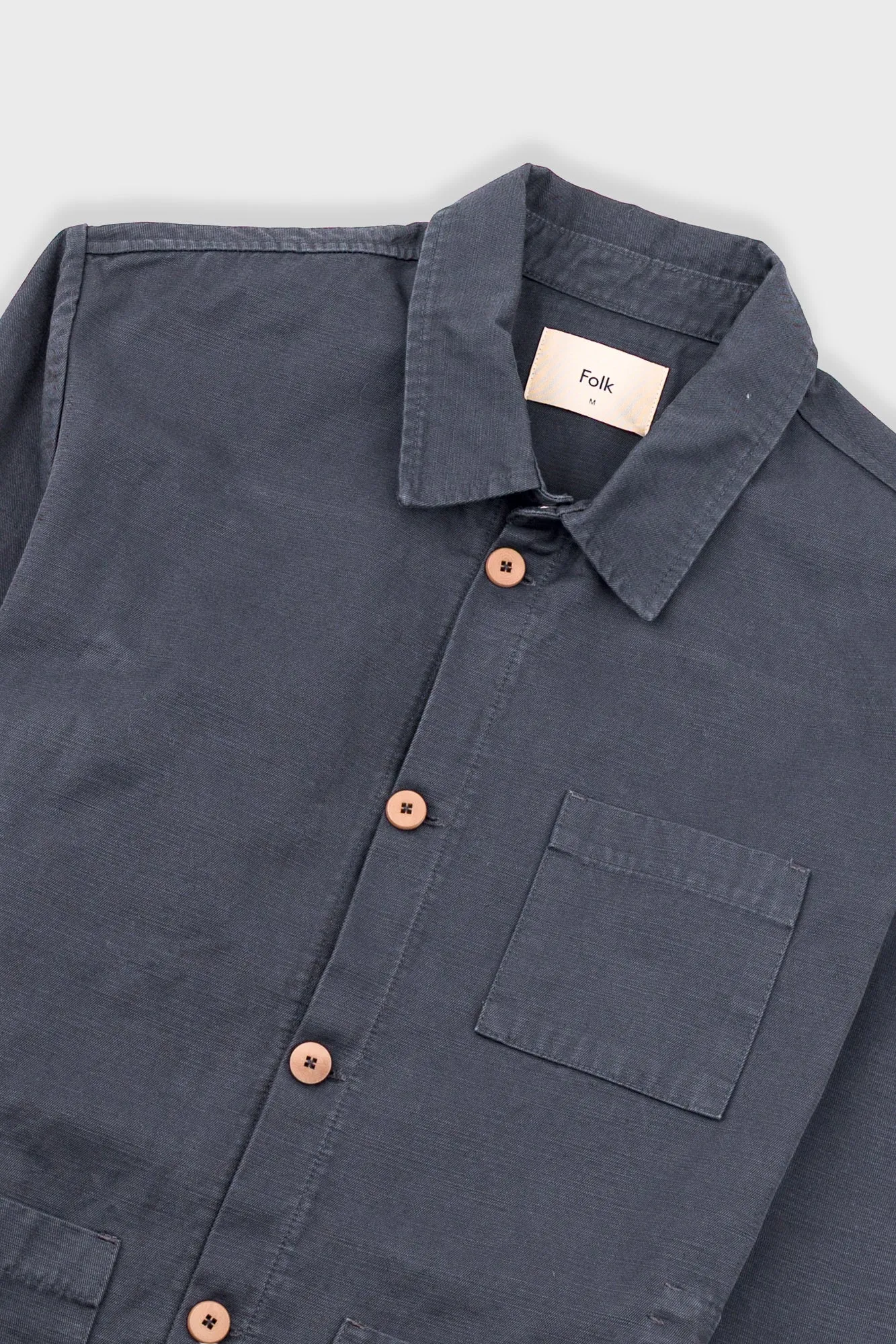 Assembly Jacket - Soft Black Slub sold by Folk product image thumbnail 5