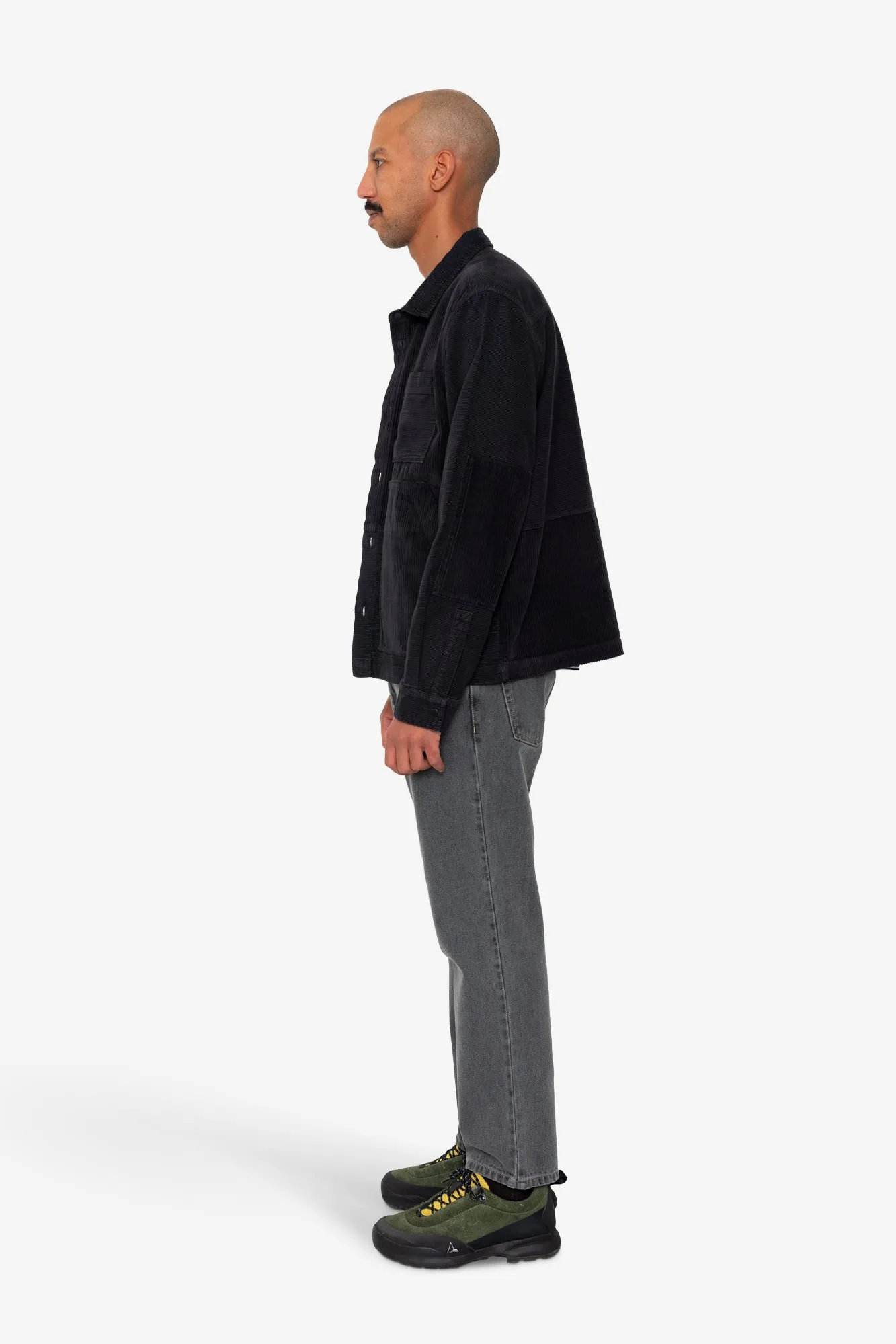 Assembly Worker Jacket - Soft Black Cord Mix sold by Folk product image thumbnail 4