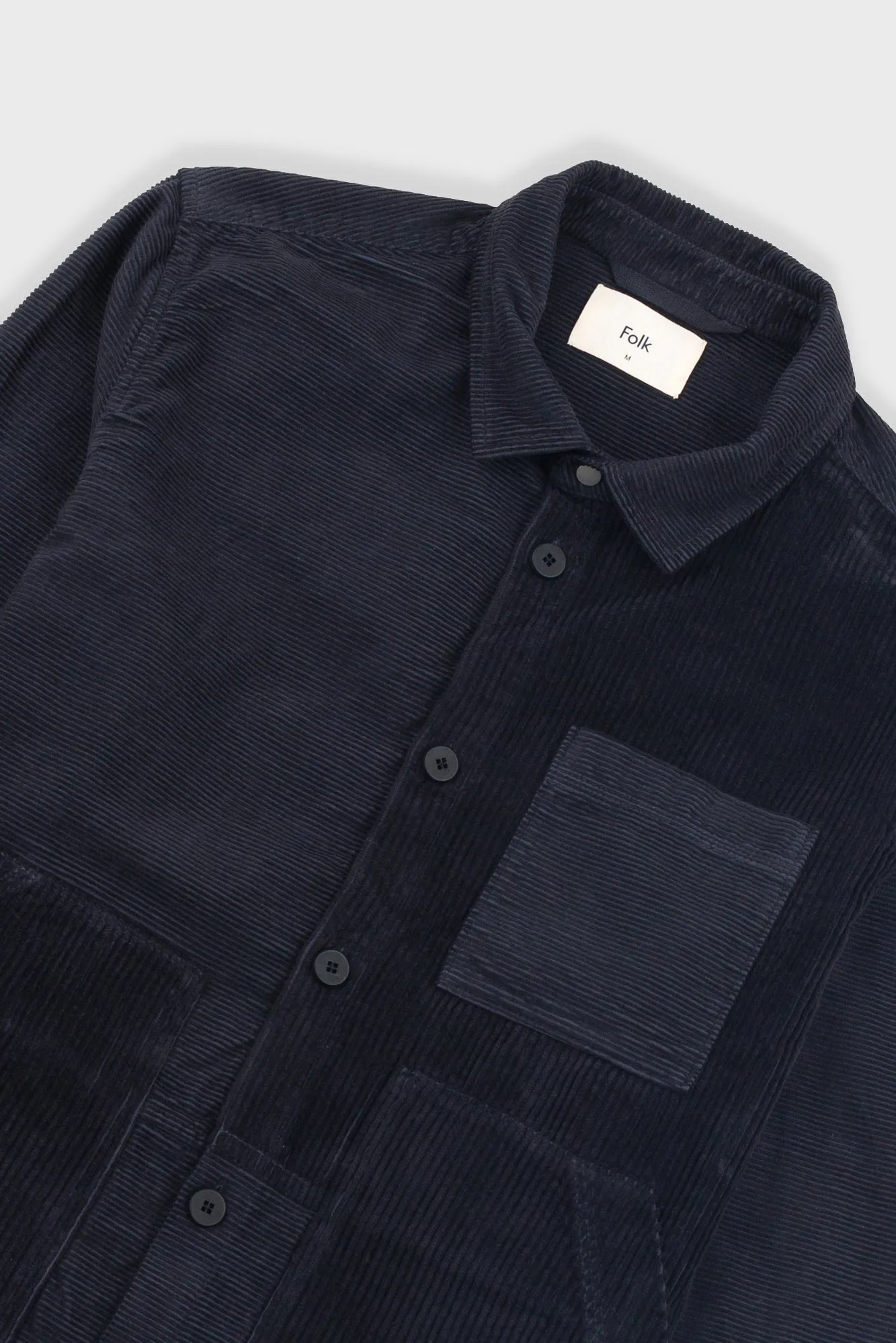 Assembly Worker Jacket - Soft Black Cord Mix sold by Folk product image thumbnail 5